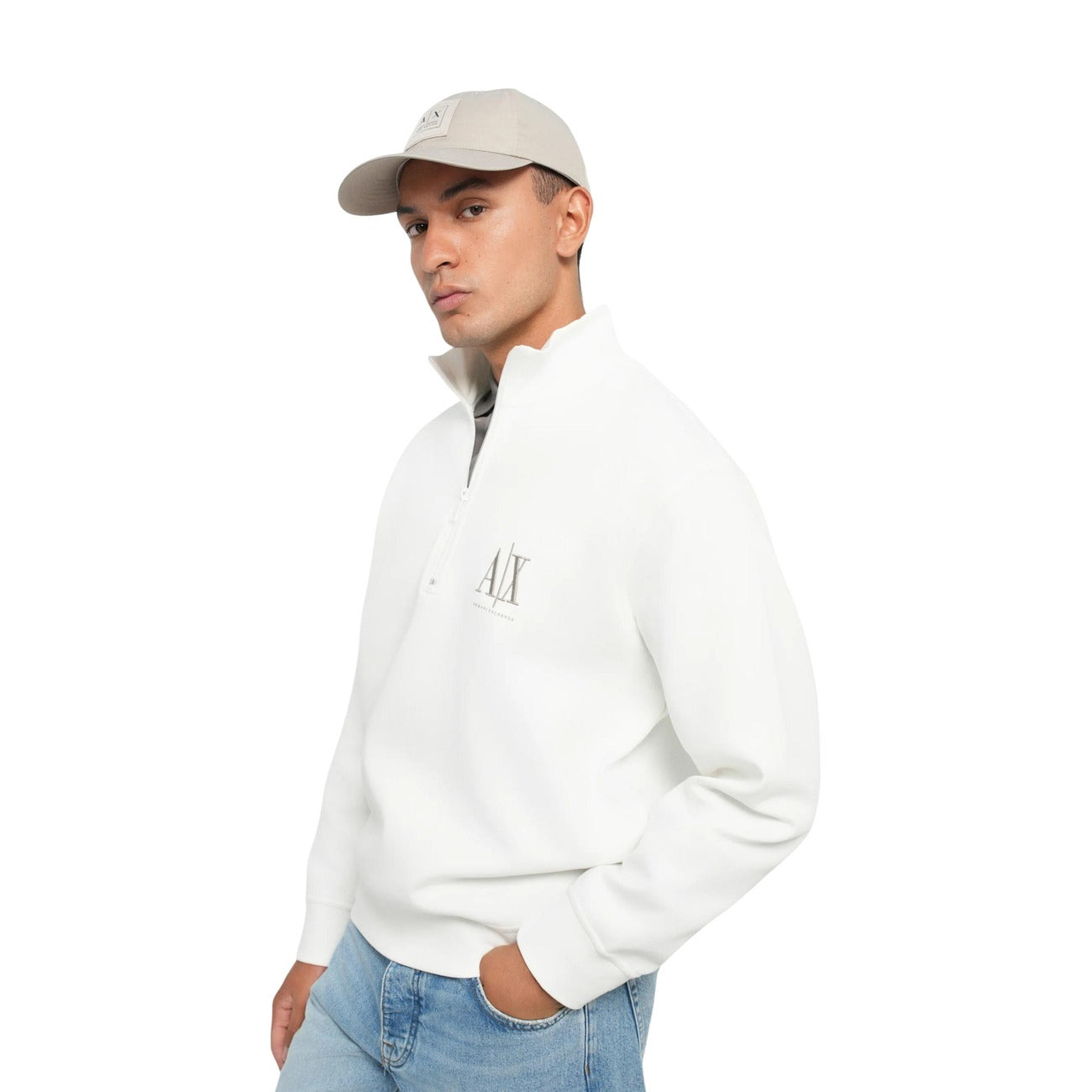 Armani Exchange Sweatshirt Homme – Blanc