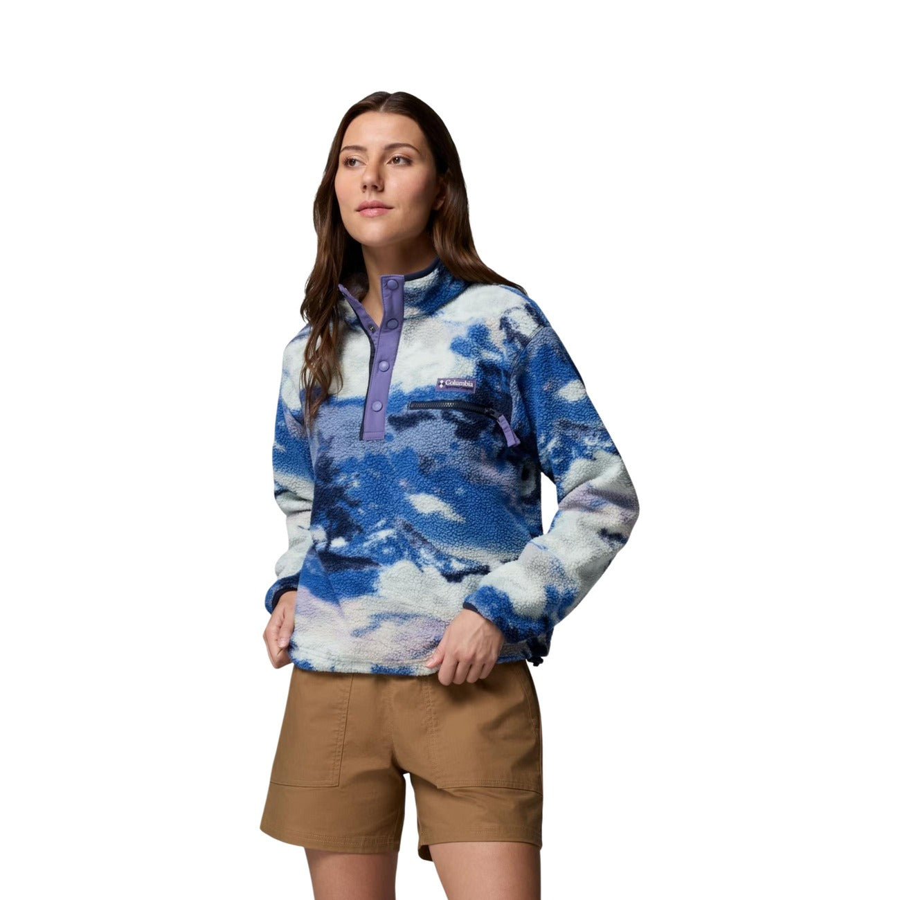 Columbia Printed Women's Sweatshirt – Lilac
