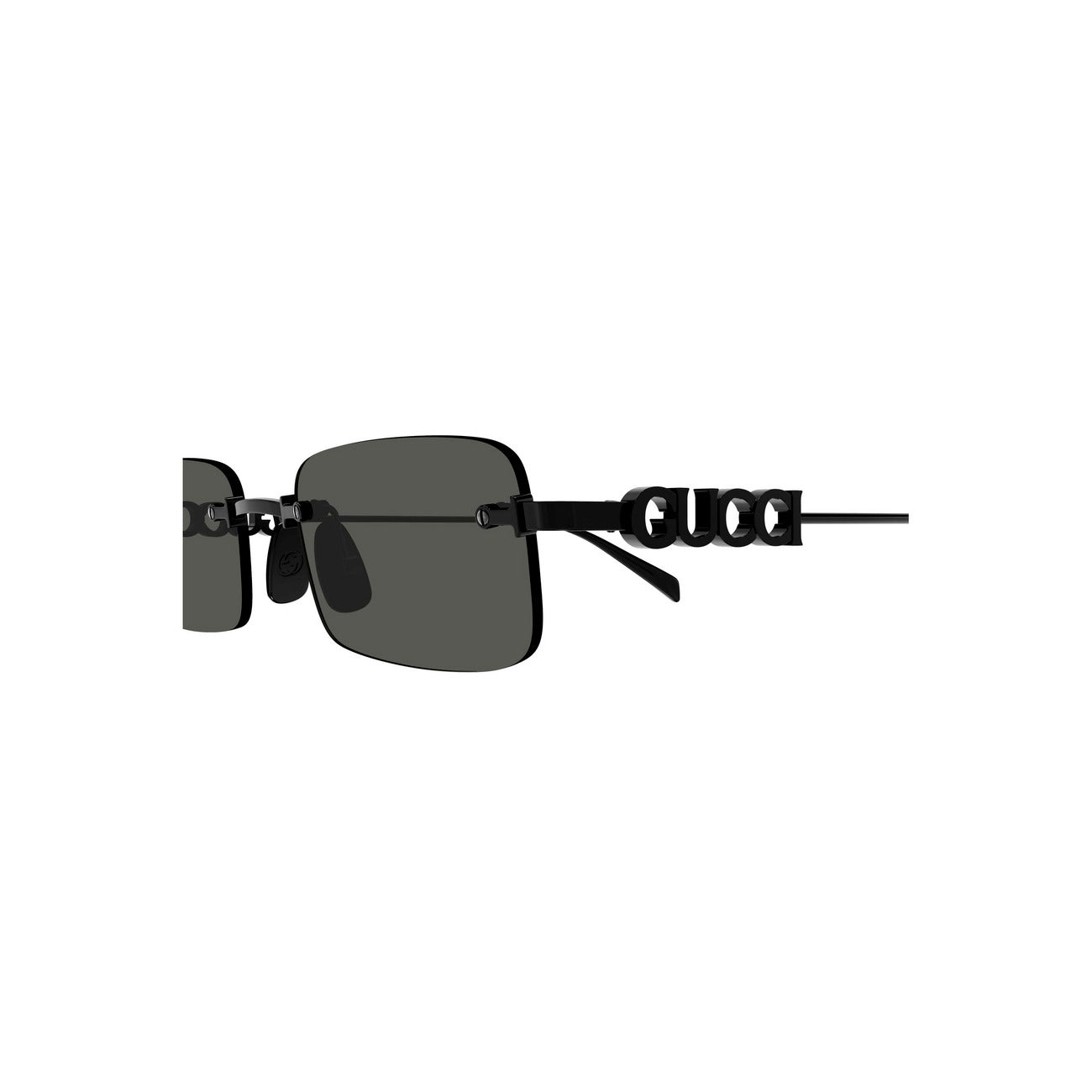 Men's Gucci Metal Sunglasses – Black