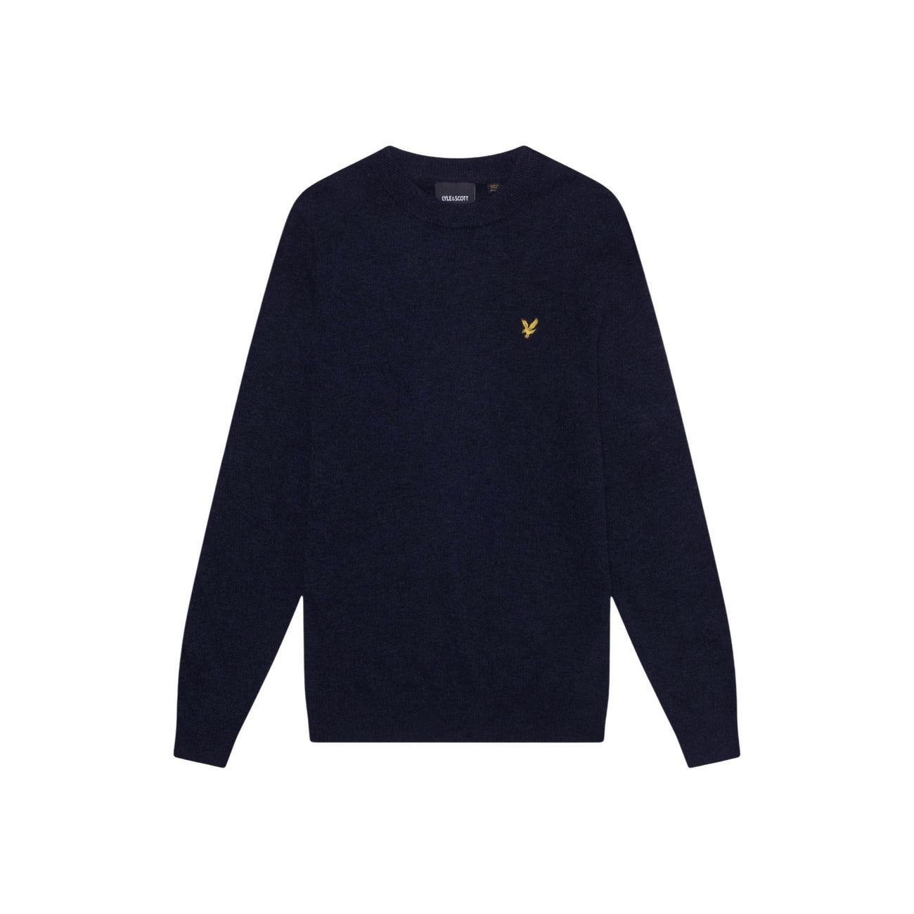Pull Lyle & Scott Homme en Laine – Bleu/Noir