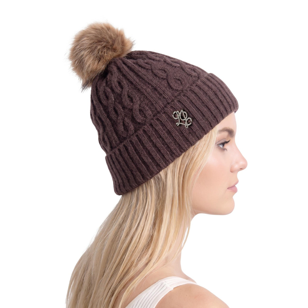 Chapeau Liu Jo Femme – Marron, Noir et Beige