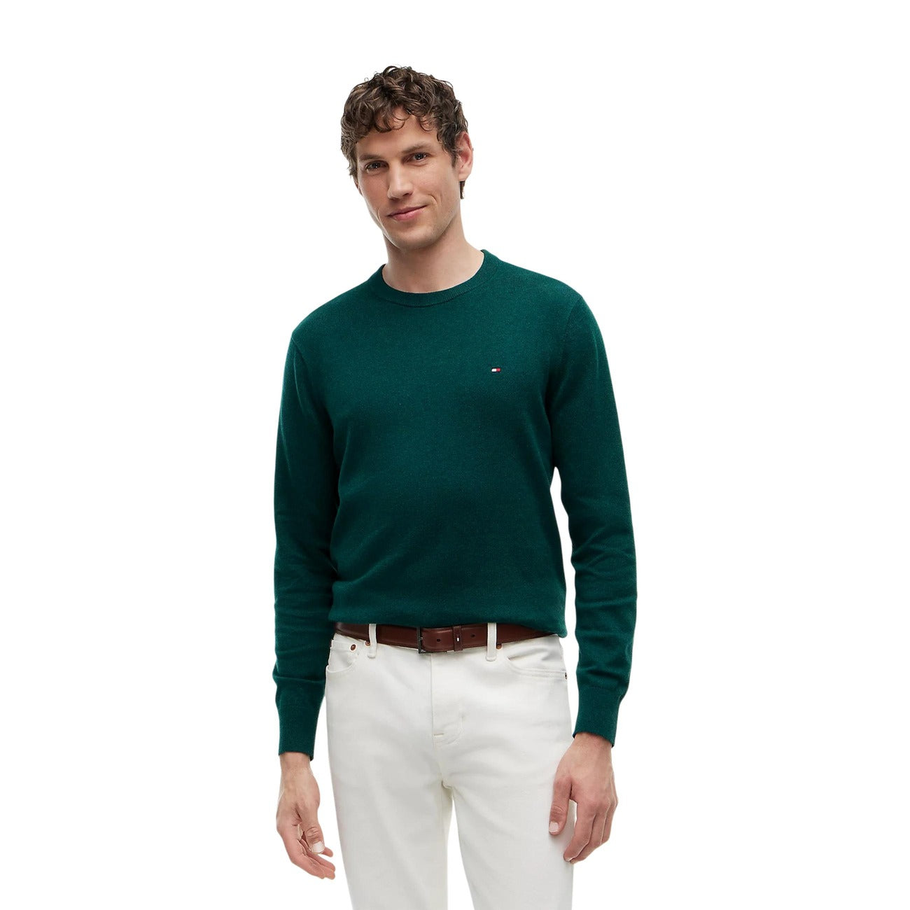 Pull homme Tommy Hilfiger coton & cachemire – Plusieurs coloris