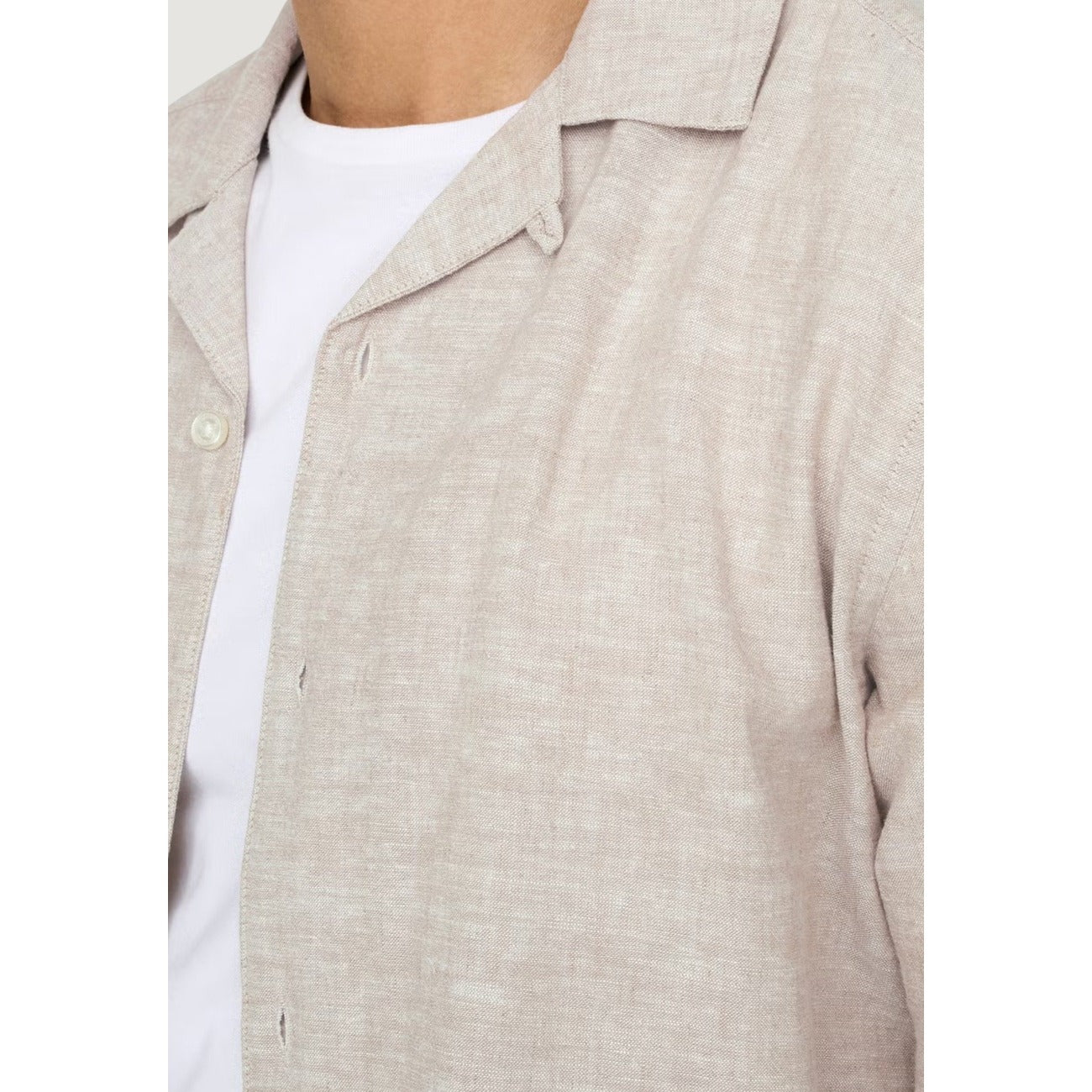 Chemise Only & Sons ONSCAIDEN Homme – Beige et Blanc