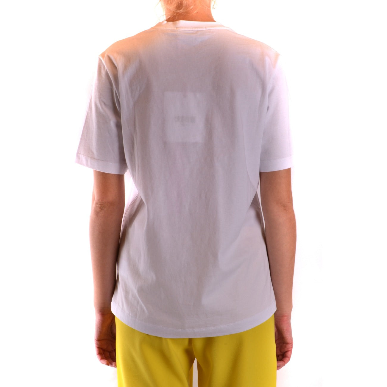MSGM Women's Sequin Cotton T-shirt – White