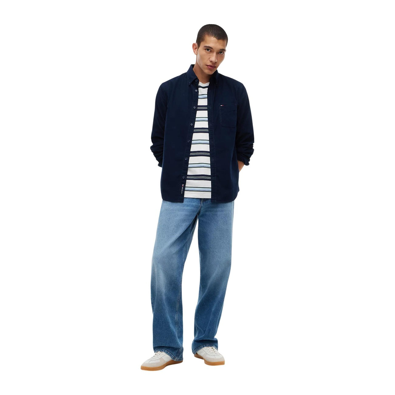 Chemise en Jean Tommy Hilfiger Jeans Homme – Bleu