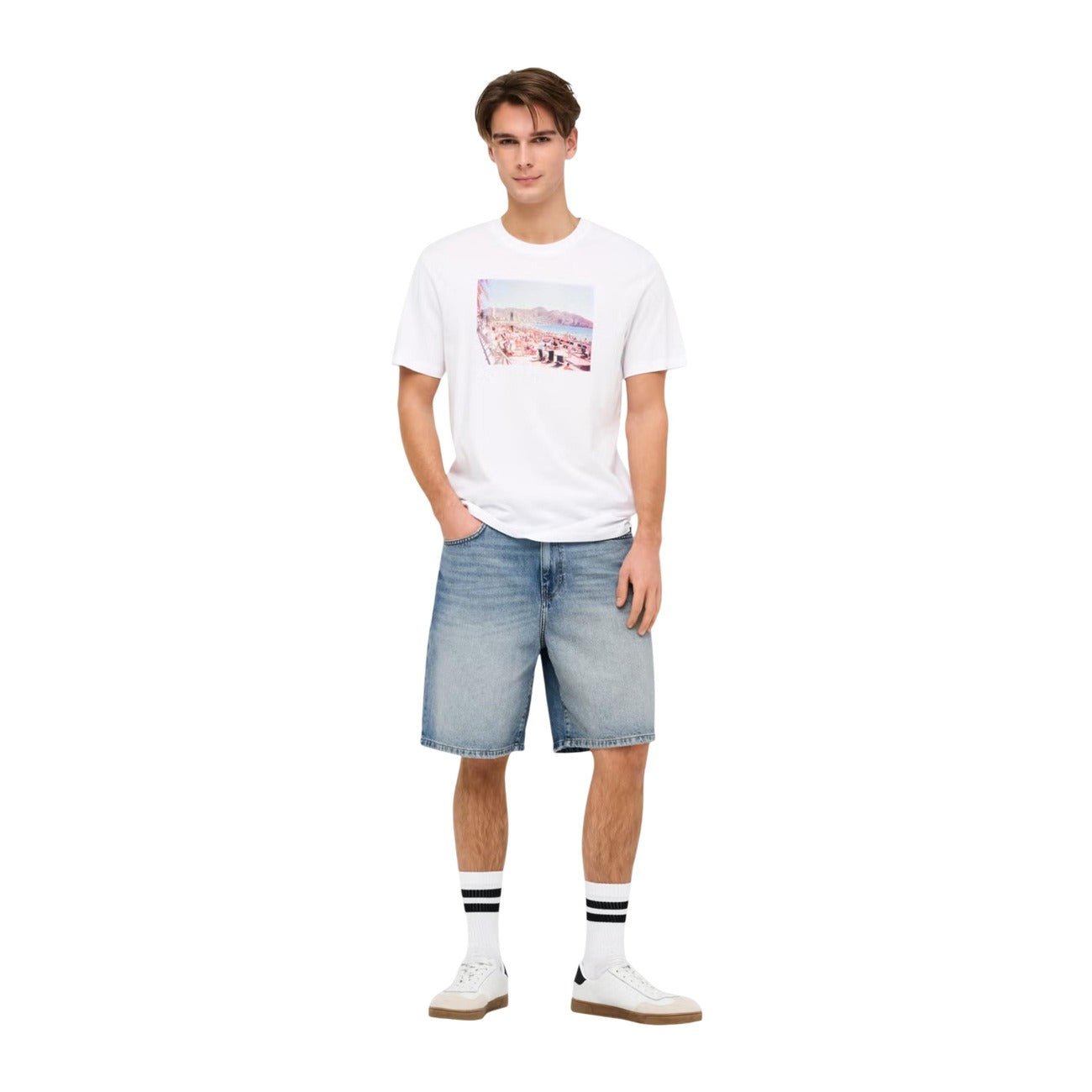 Bermuda en jean Only & Sons Homme – Bleu