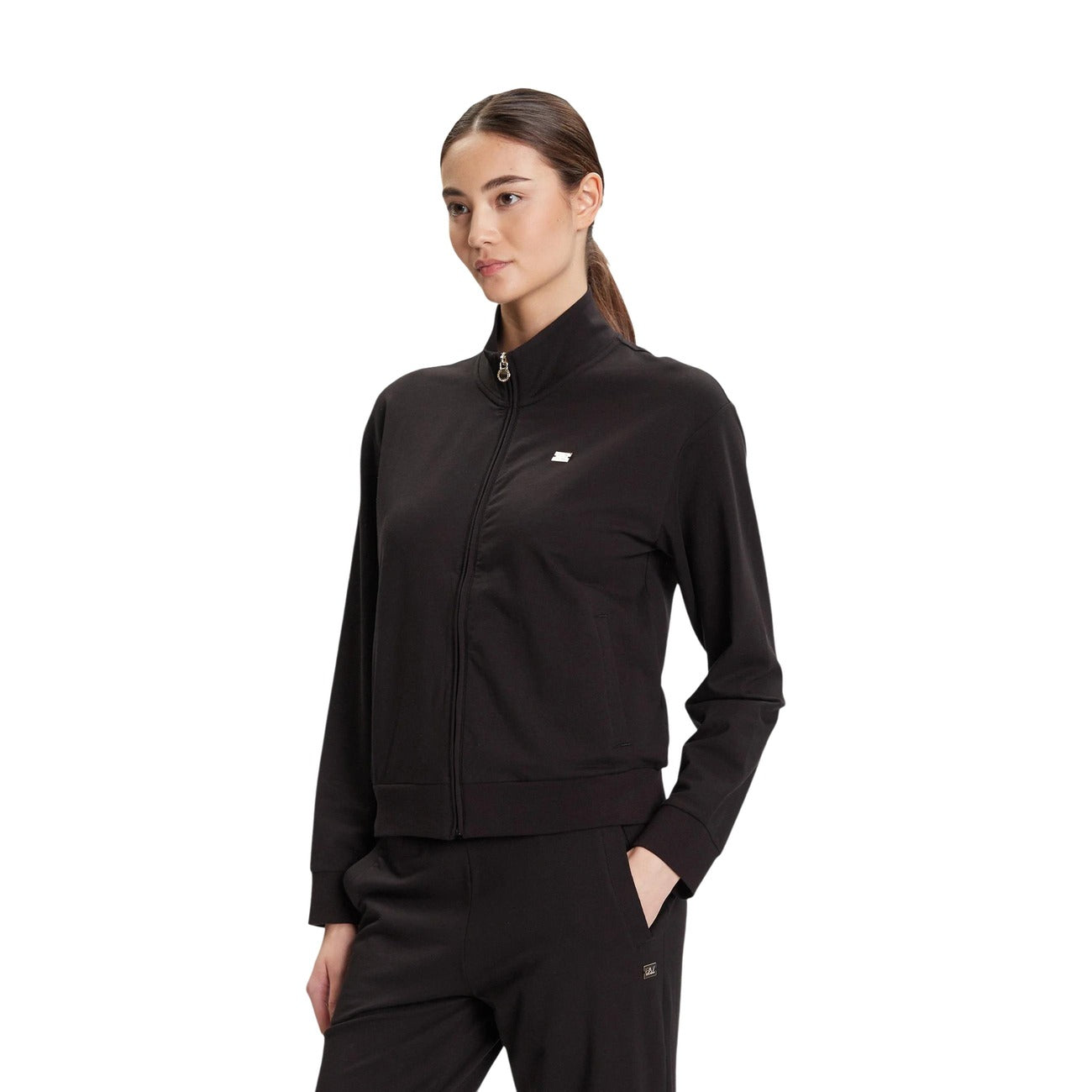 Survêtement EA7 Femme Zippé – Noir