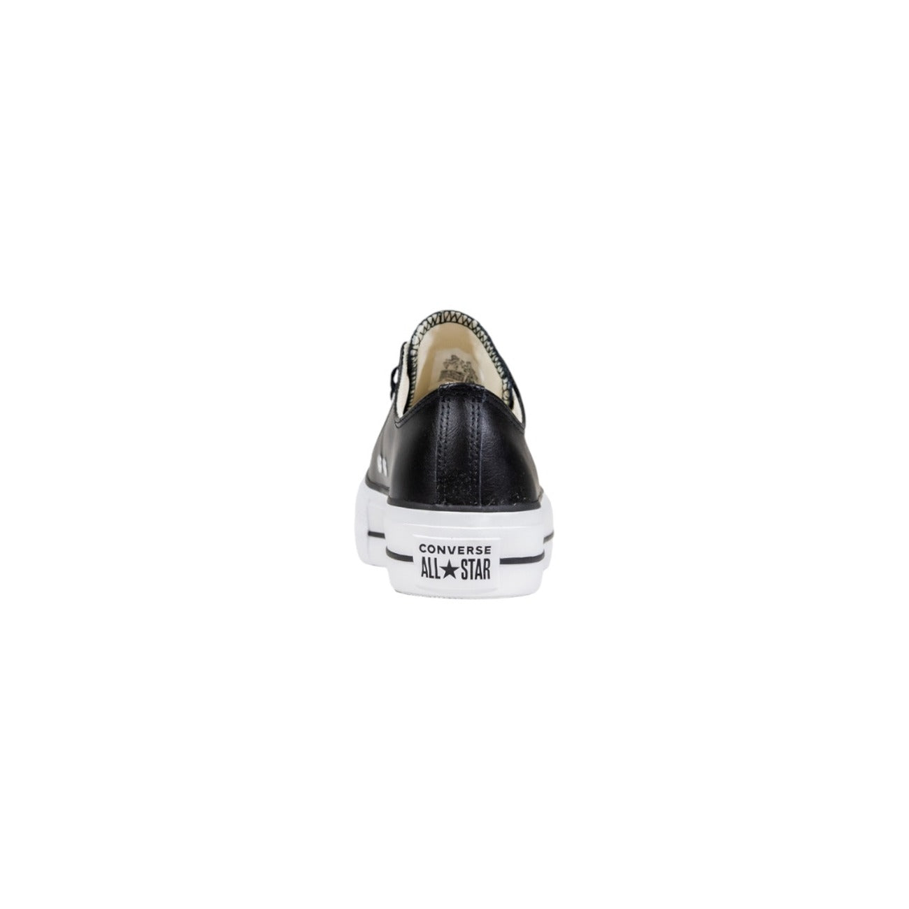 Baskets Plateforme Converse Femme en Cuir – Noir