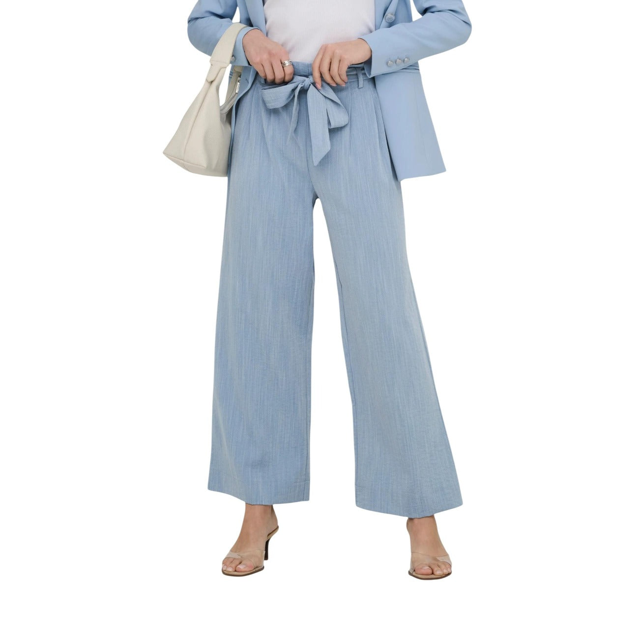 Pantalon Only Femme – Bleu Clair, Vert, Marron et Beige
