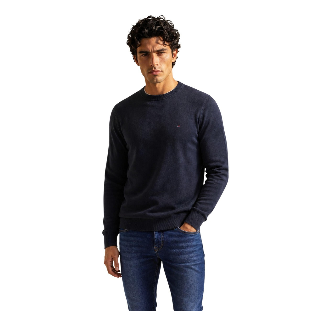 Pull homme Tommy Hilfiger coton & cachemire – Plusieurs coloris