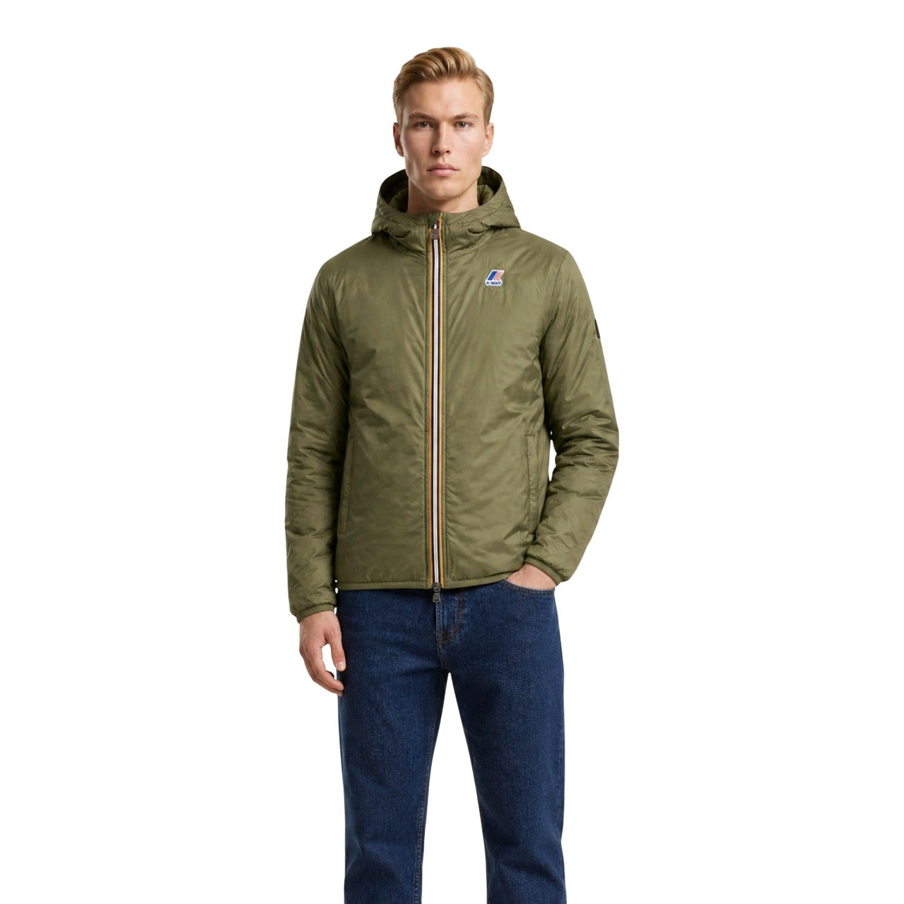Veste à Capuche K-Way Homme – Noir