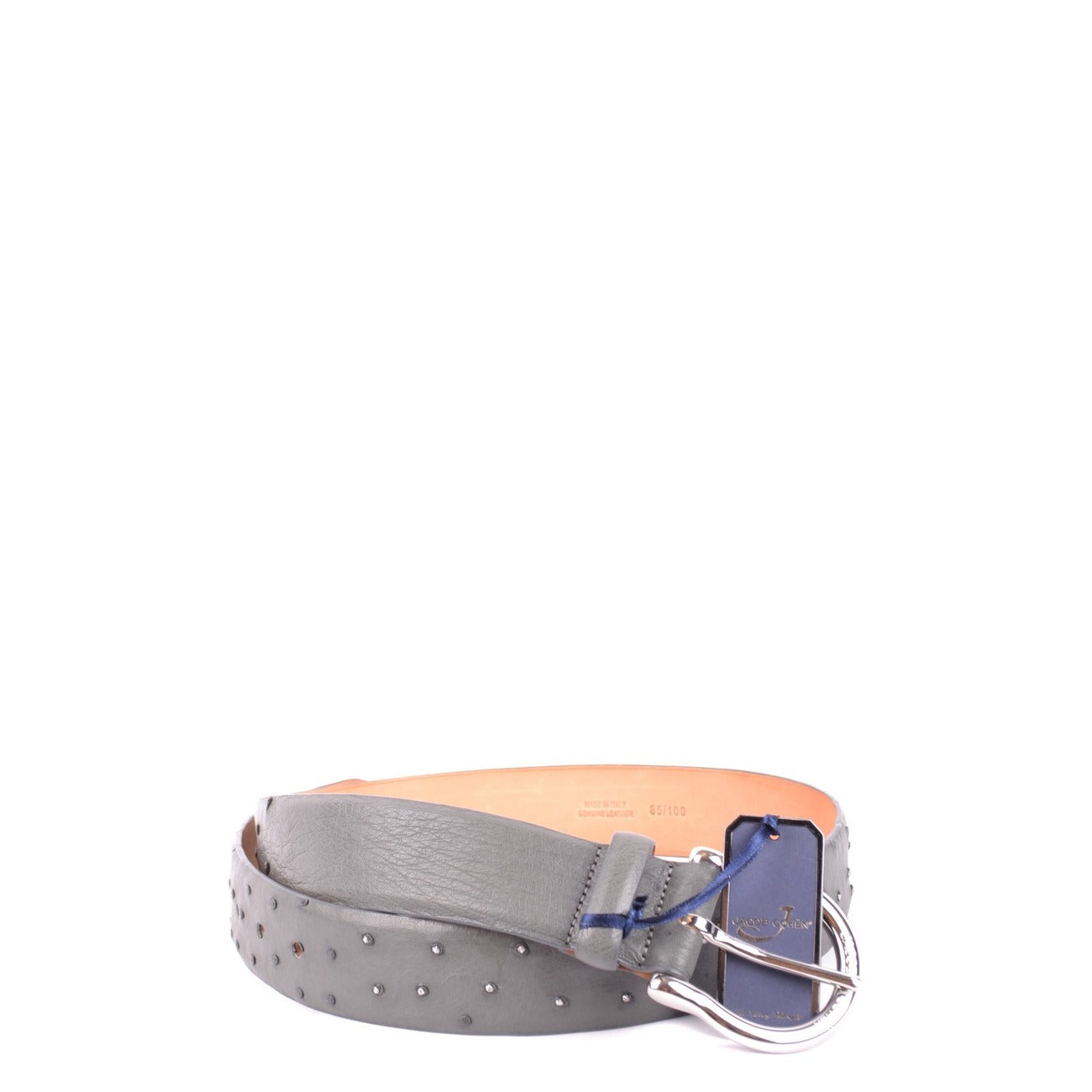 Jacob Cohen women's leather belt – Grey