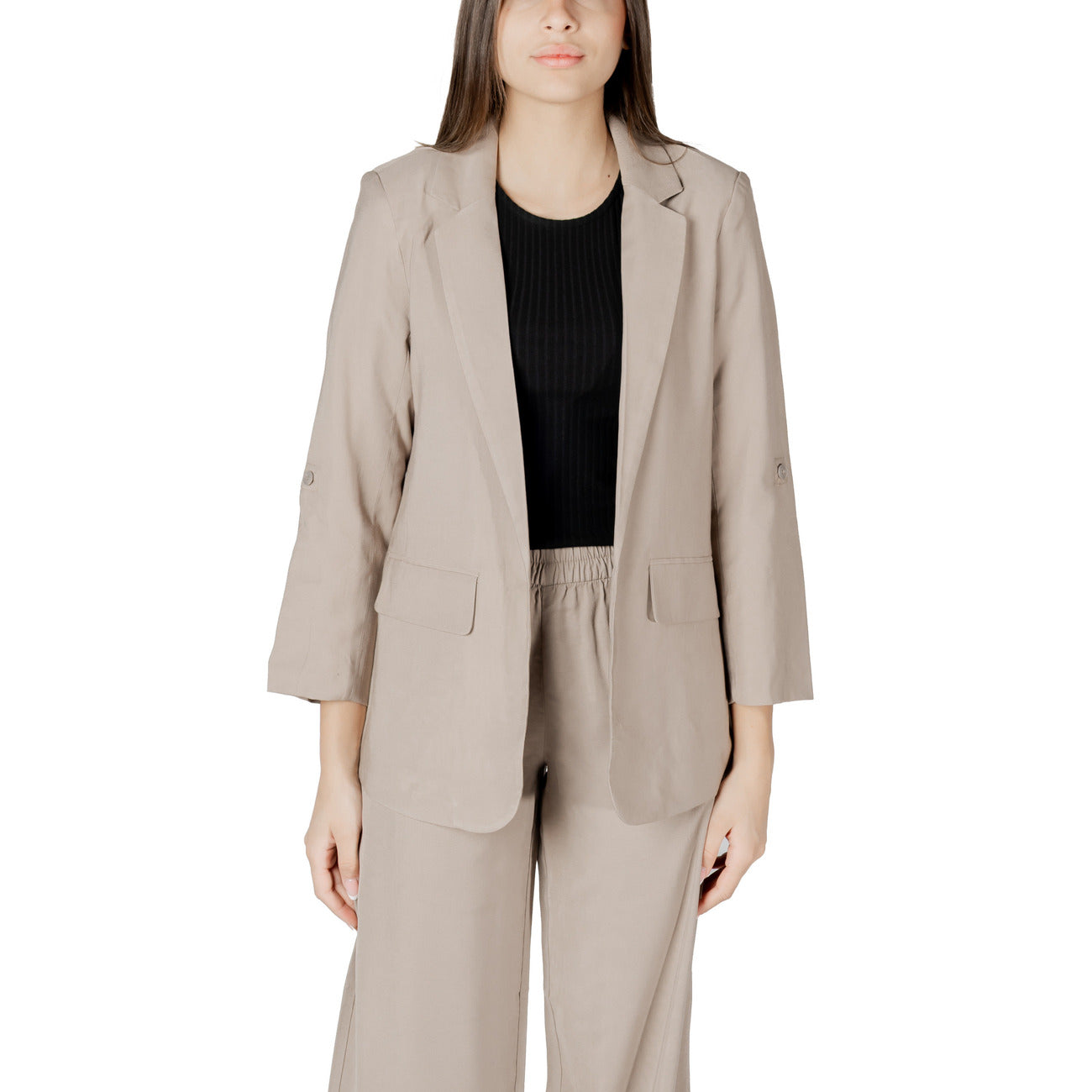 Jaquette Only Femme – Beige et Vert