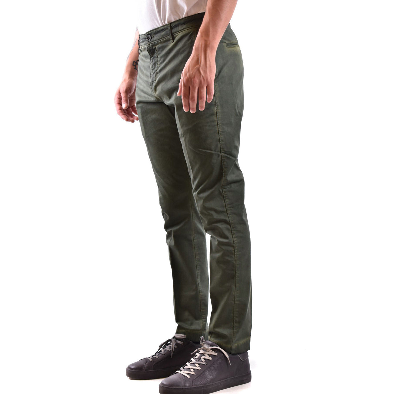 Pantalon homme Dondup en coton – Vert