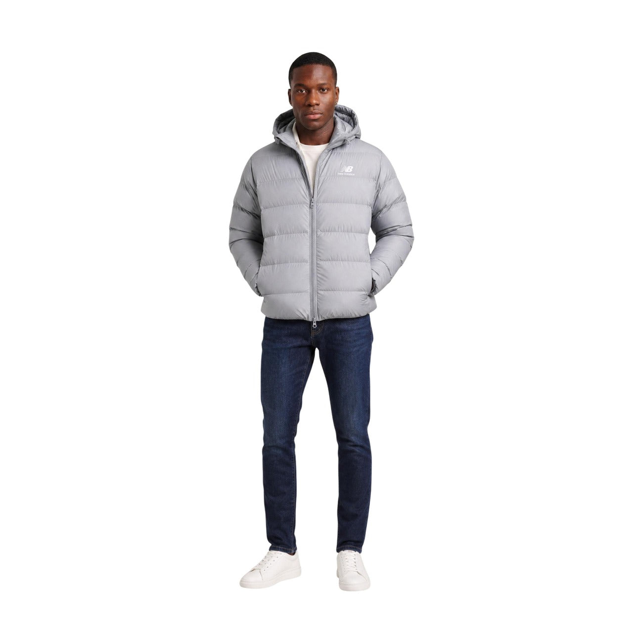 Veste à Capuche New Balance Homme – Gris