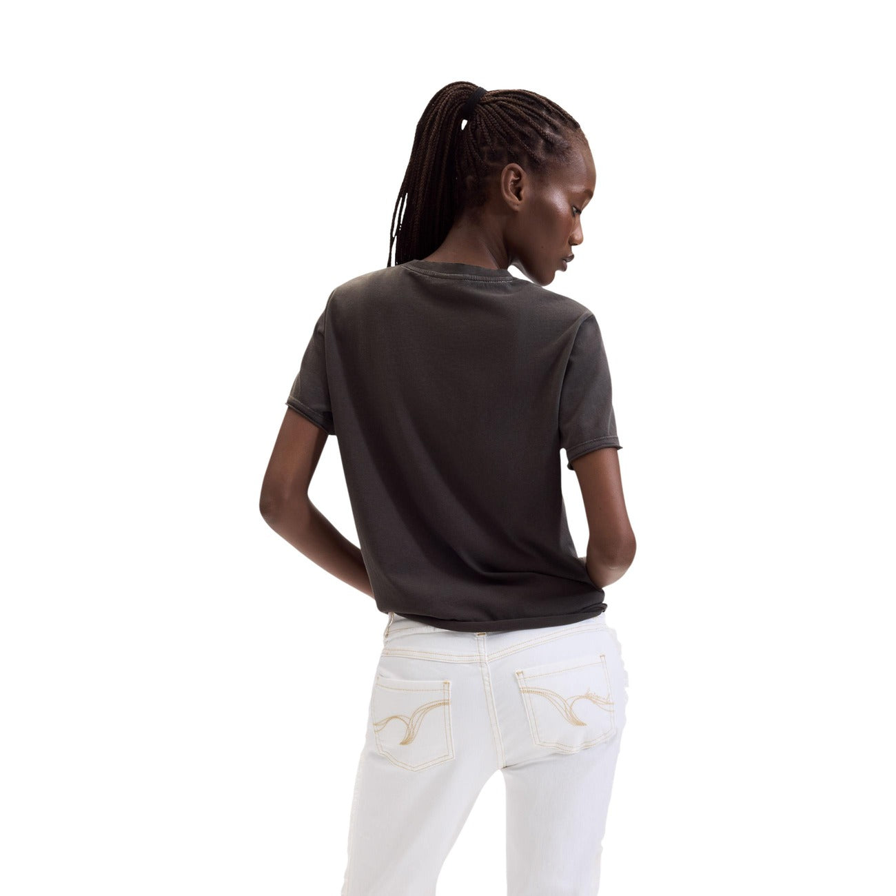 Women's Desigual cotton T-shirt – Black