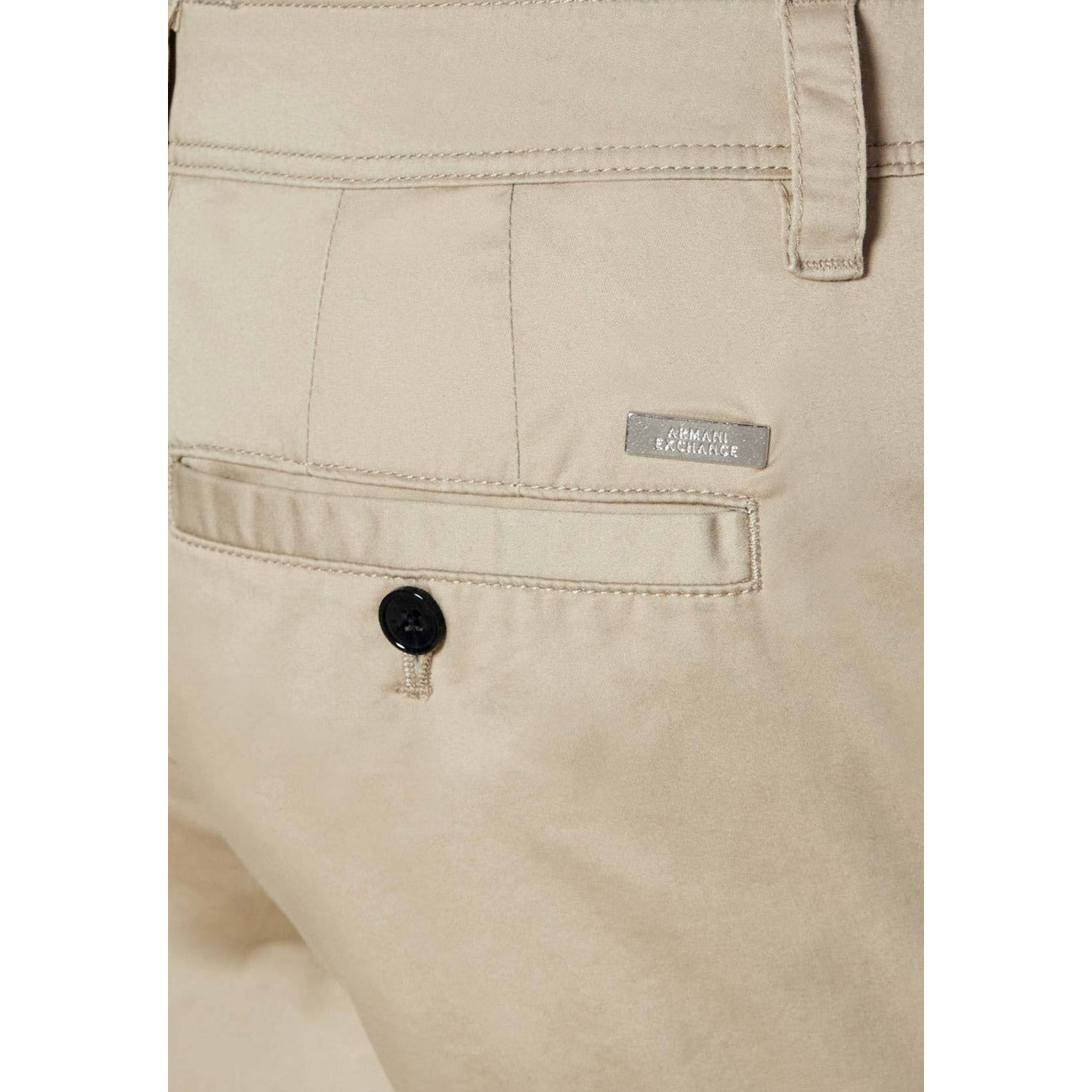 Bermuda homme Armani Exchange en coton stretch – Beige
