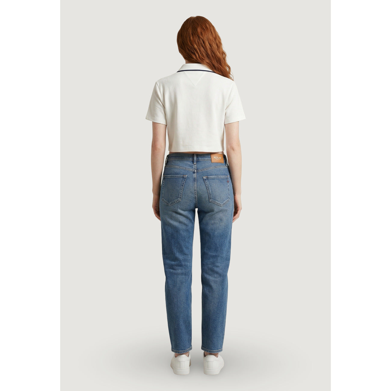 Women's Replay Stretch Denim Jeans - Blue