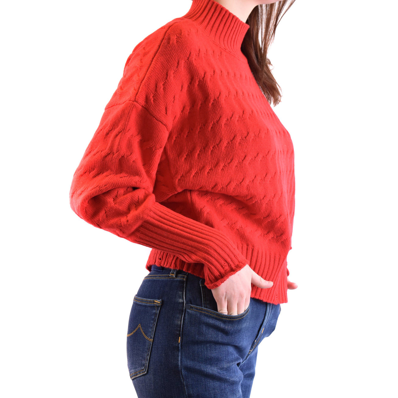 Pinko women's high-neck sweater - Red