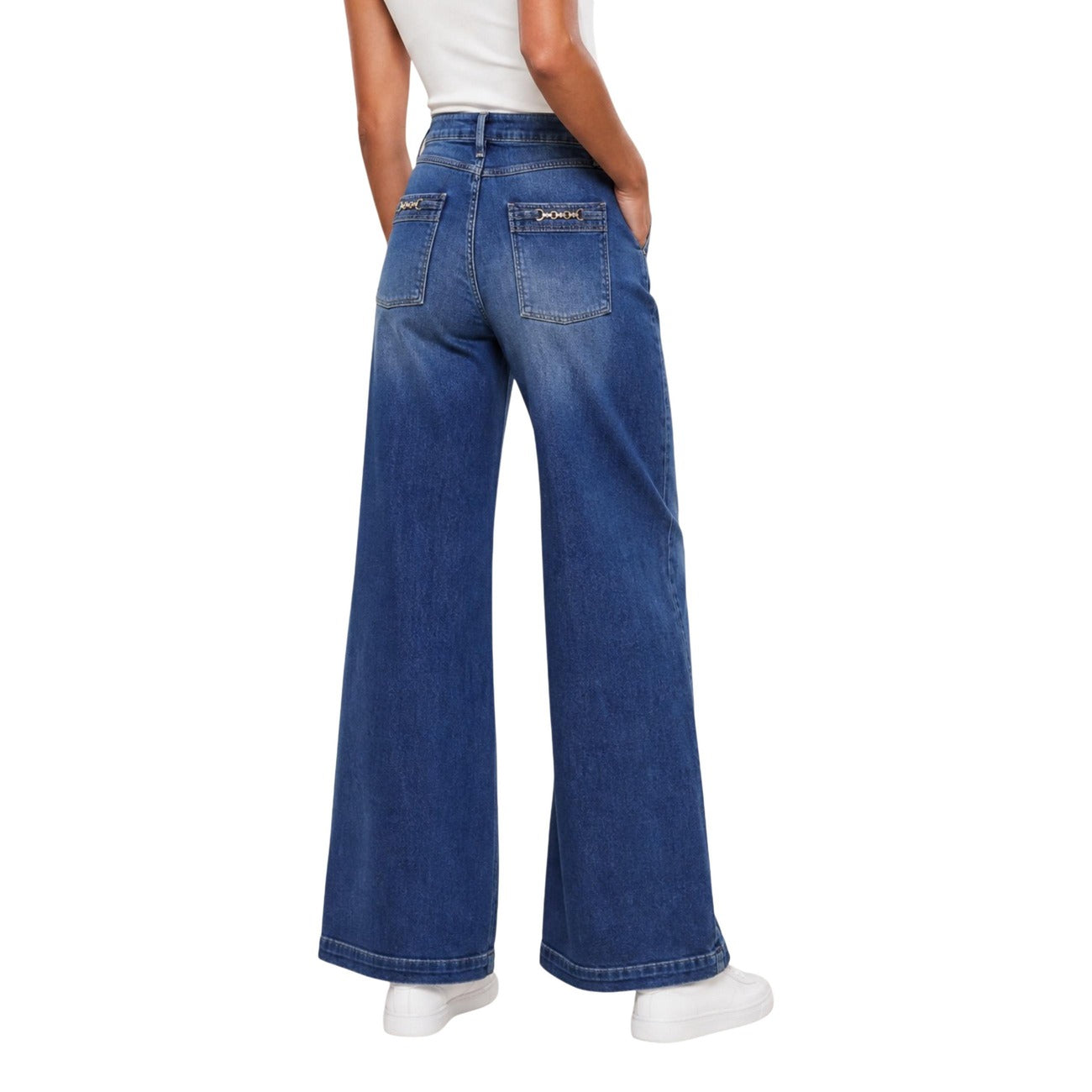 Pantalon Guess Femme Bellagio – Bleu