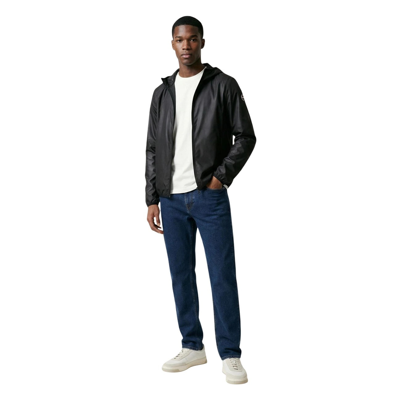 Men's Black Hooded Jacket Colmar Originals