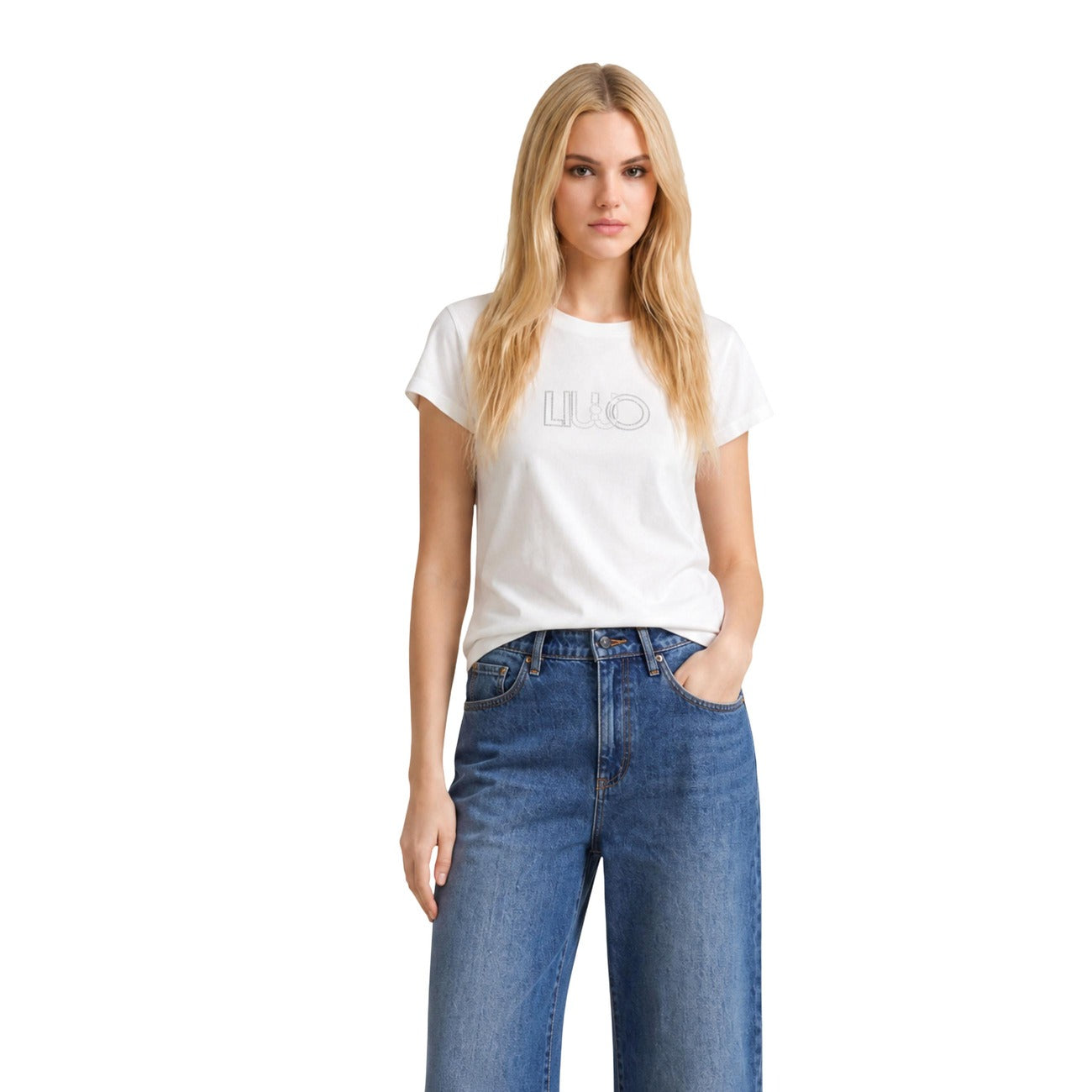 Liu Jo women's cotton T-shirt - Black