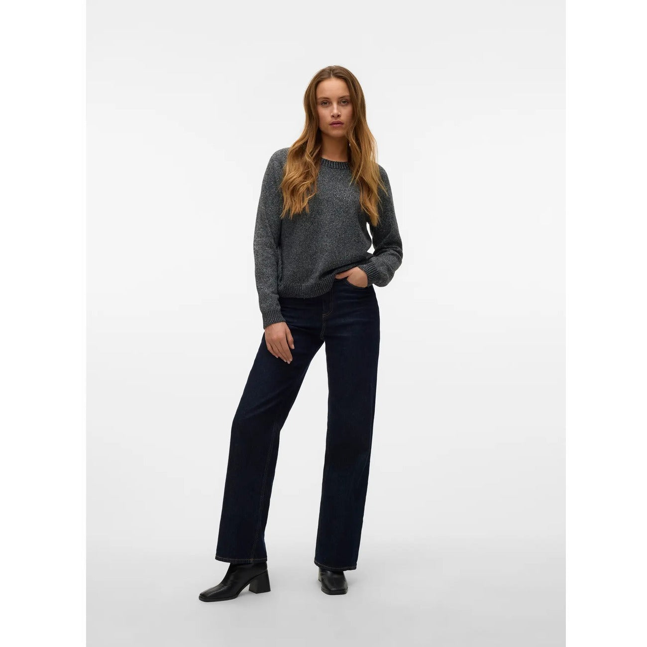 Pull Vero Moda Femme – Gris et Beige