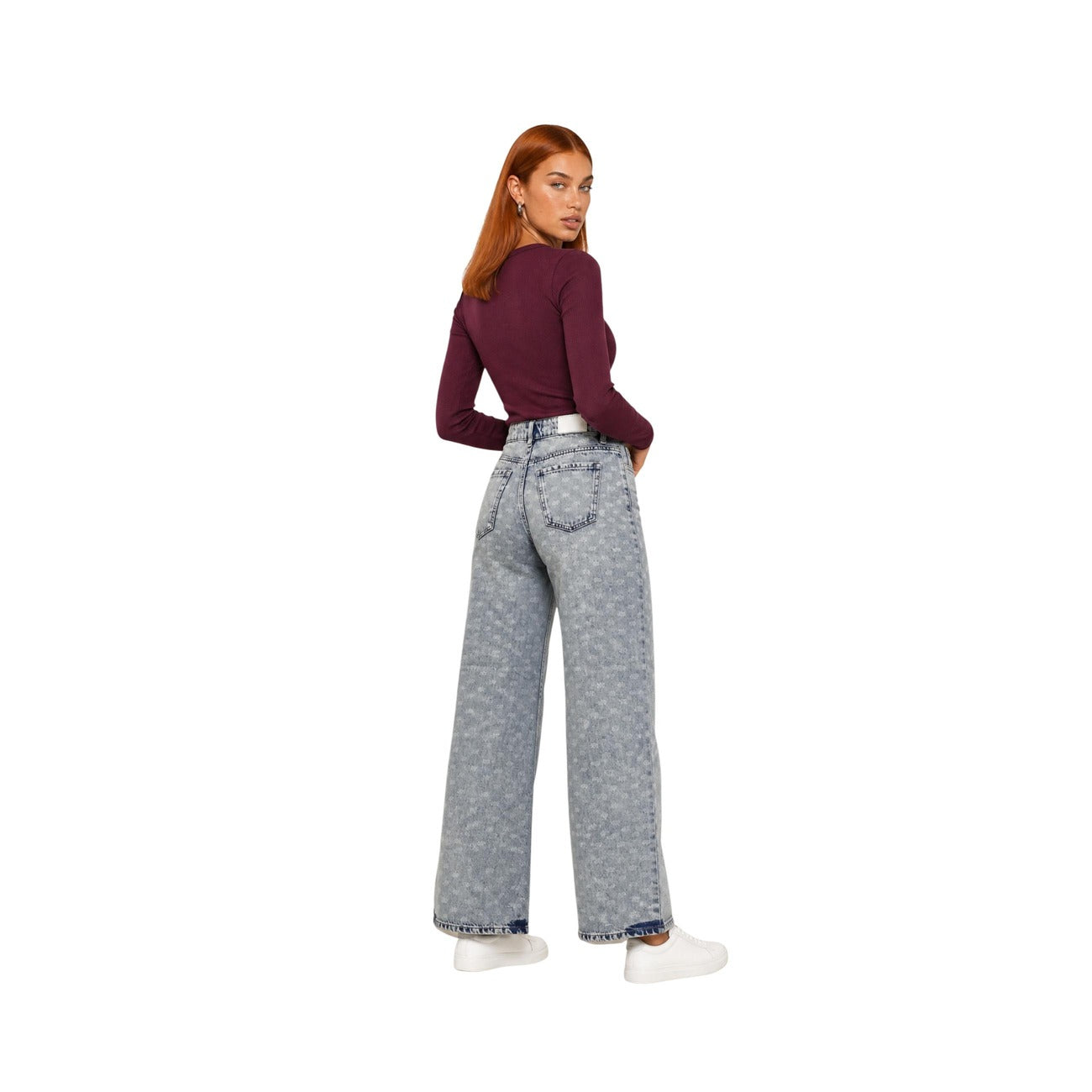Pantalon Armani Exchange Femme en Coton – Bleu