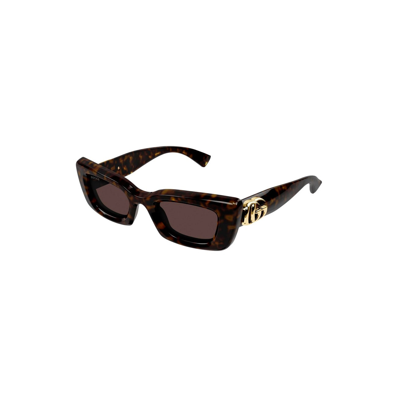 Lunettes de soleil femme Gucci en acétate – Marron