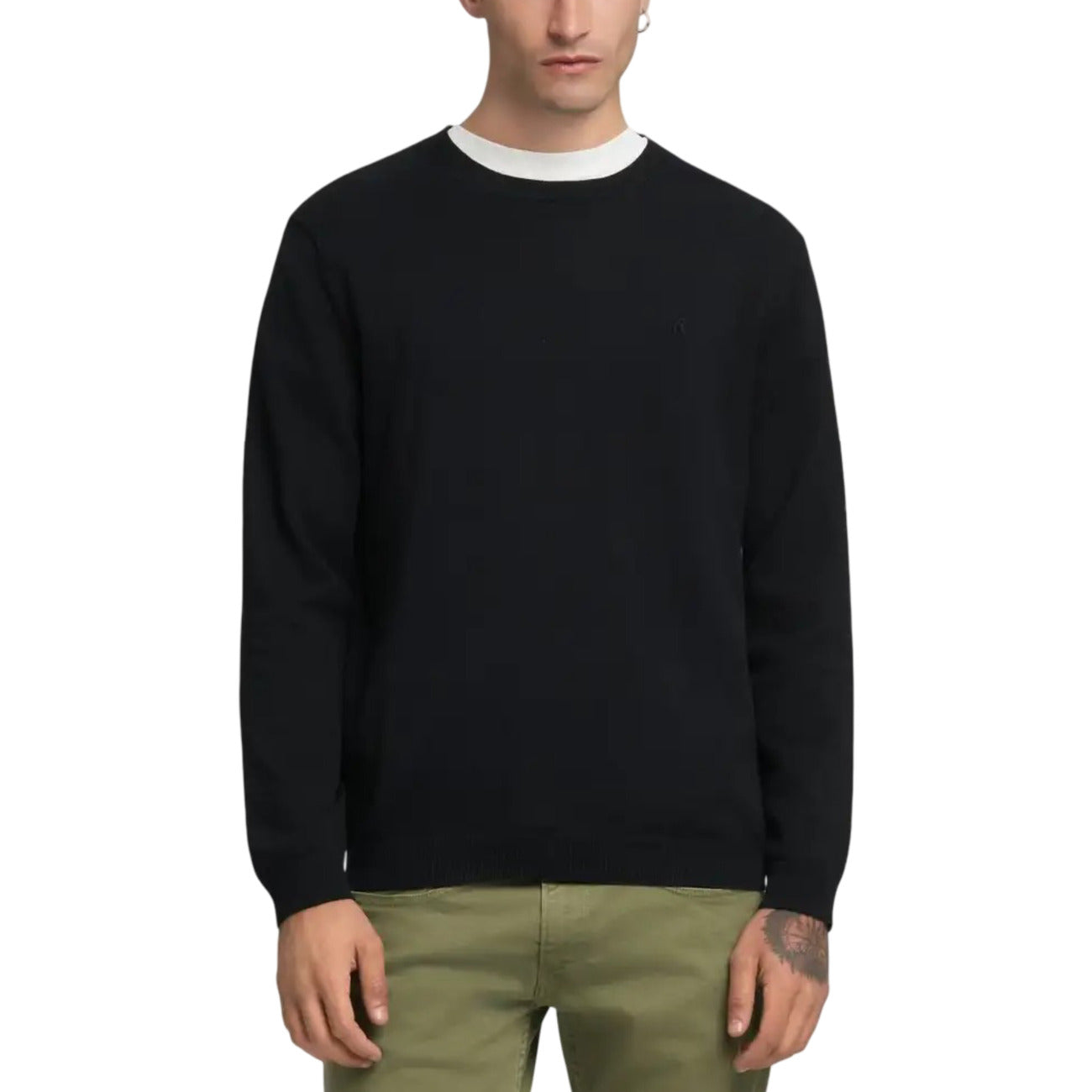 Men's Replay Cotton Jumper – Blue