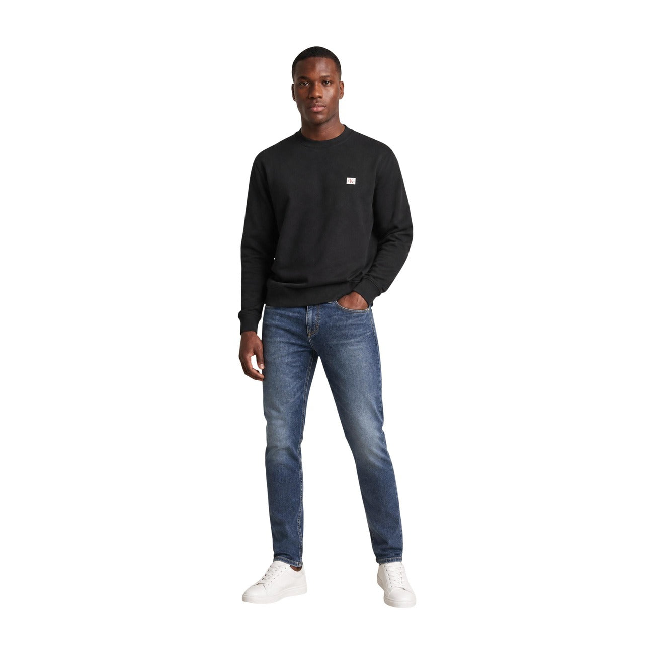 Sweat Calvin Klein Jeans Homme noir