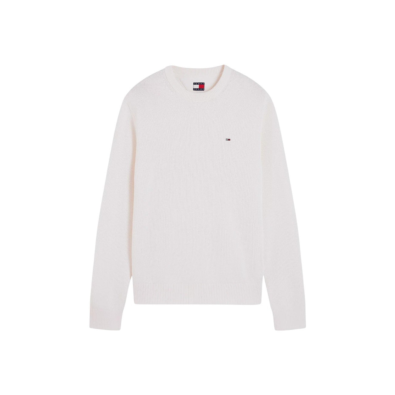 Tommy Jeans Men's Cotton Jumper – White