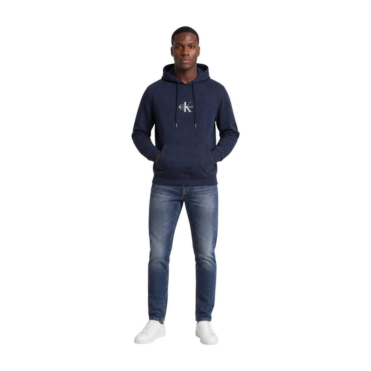 Sweat à capuche Calvin Klein Jeans Homme bleu