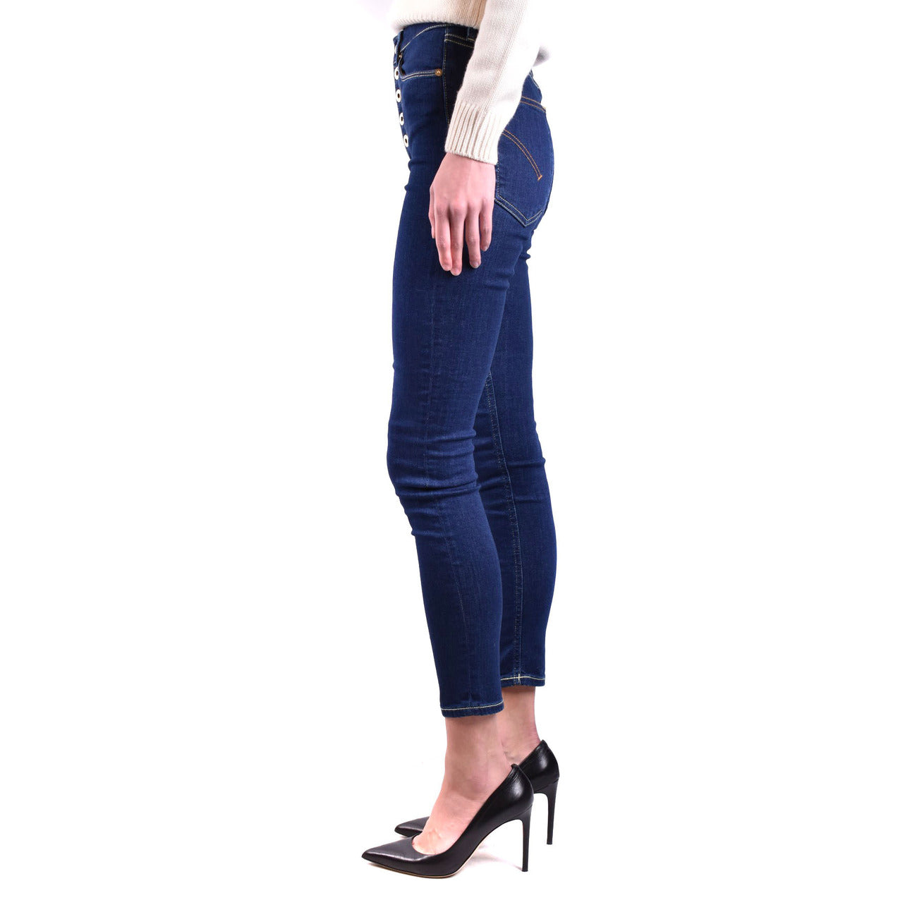 Jean femme Dondup en coton stretch – Bleu