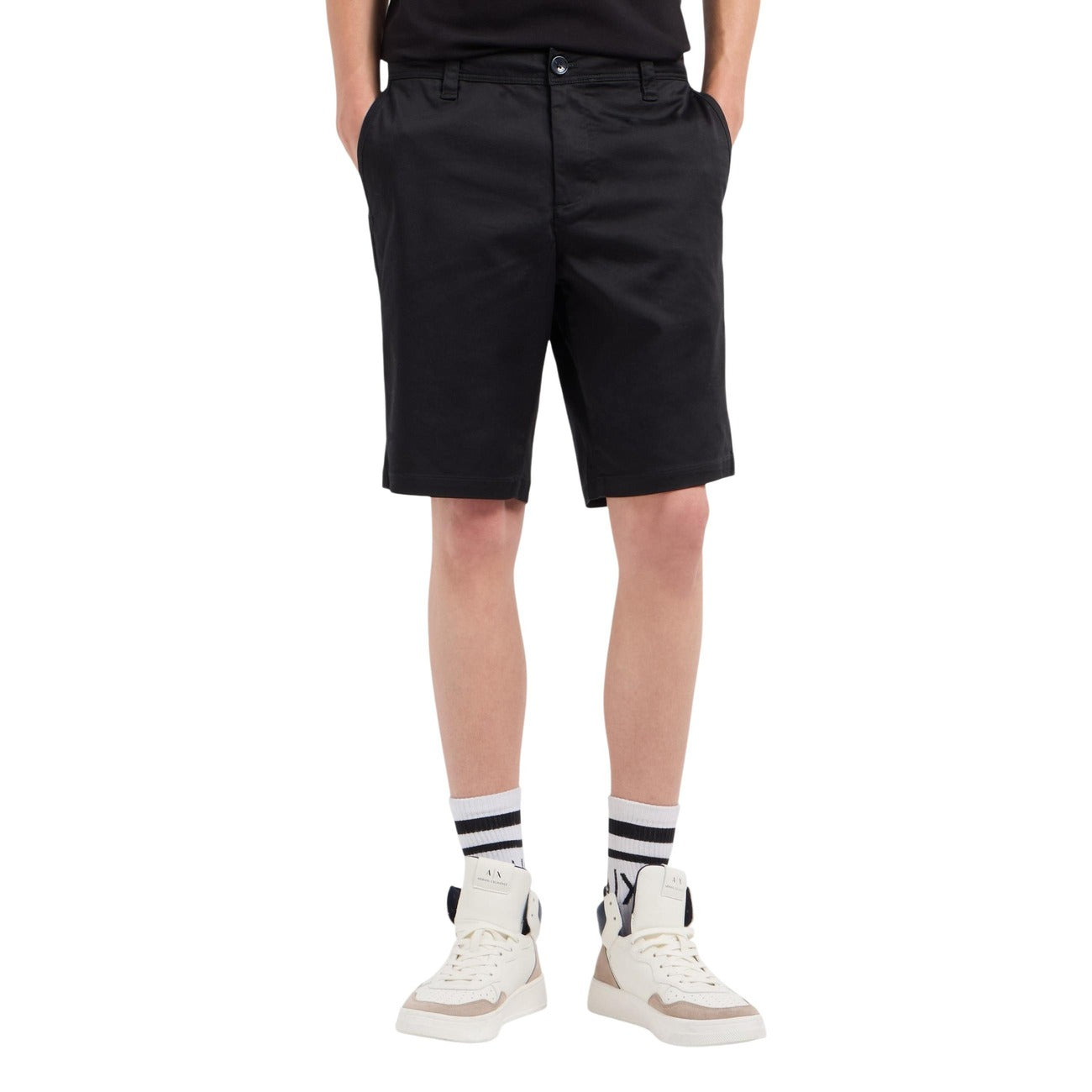 Bermuda homme Armani Exchange en coton stretch – Beige
