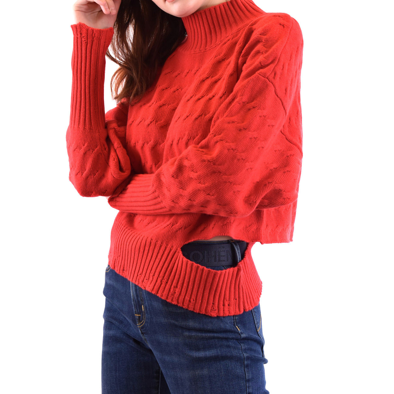 Pinko women's high-neck sweater - Red