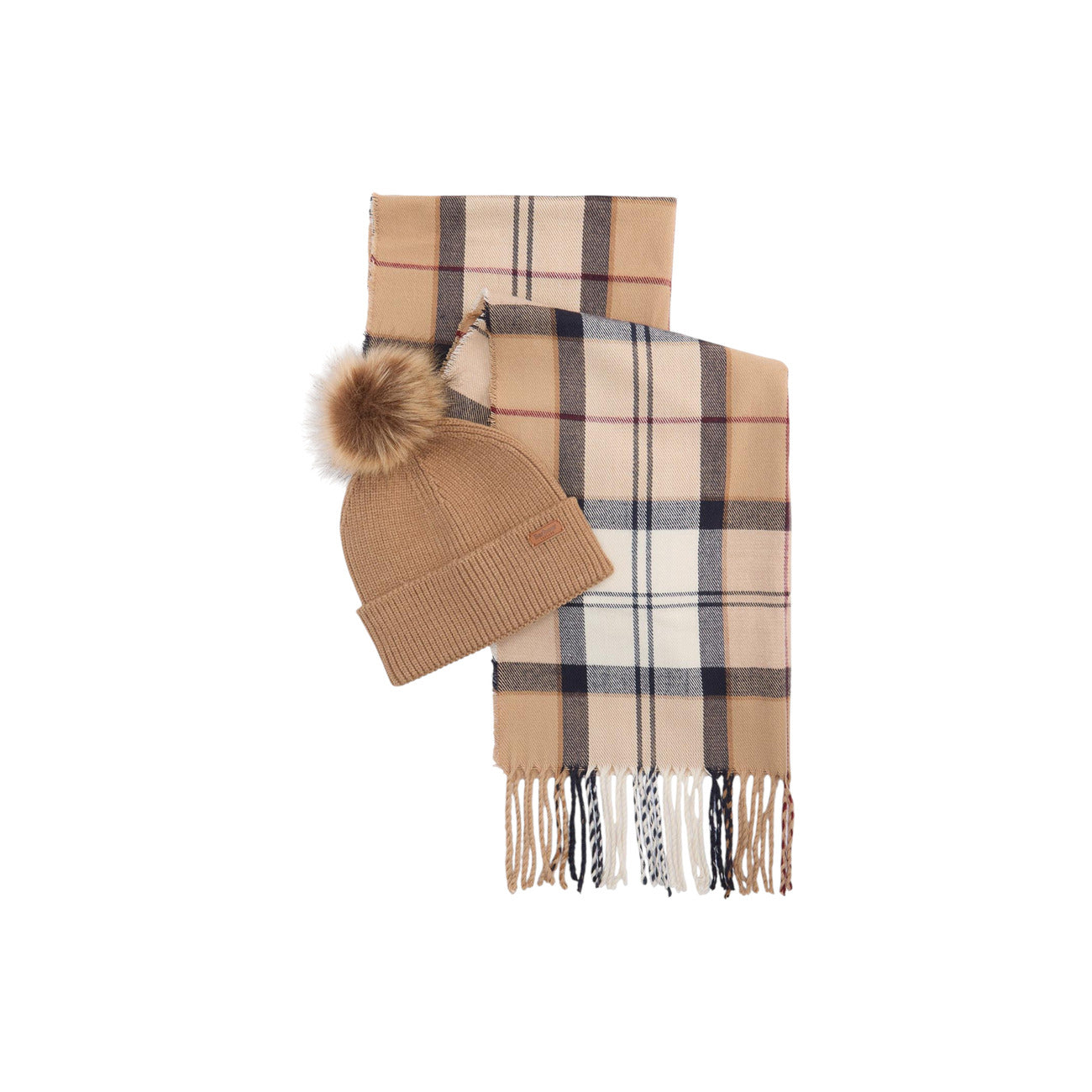 Écharpe Barbour Hailes Femme à Carreaux – Beige