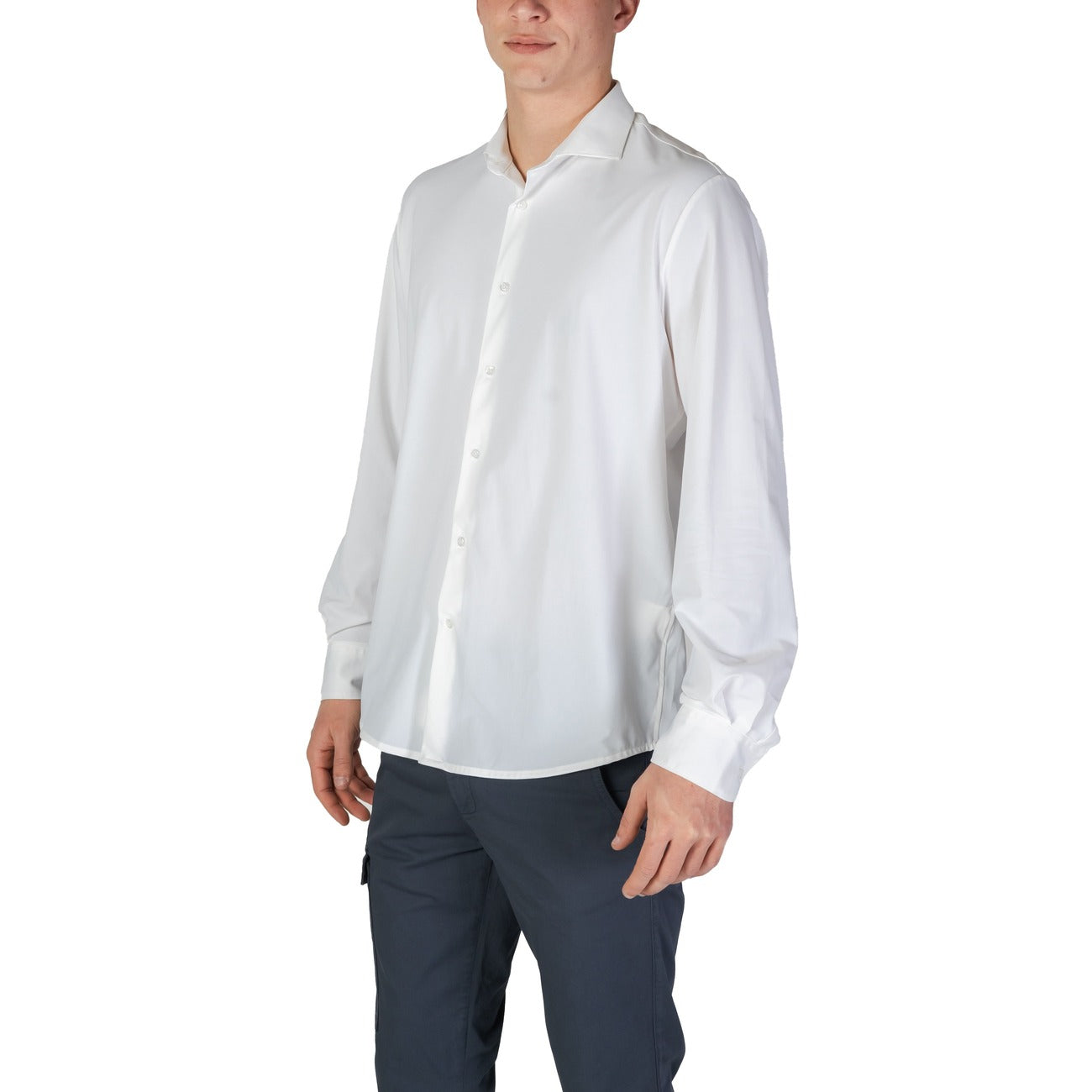 Men's Shirt Fashion Brand - White