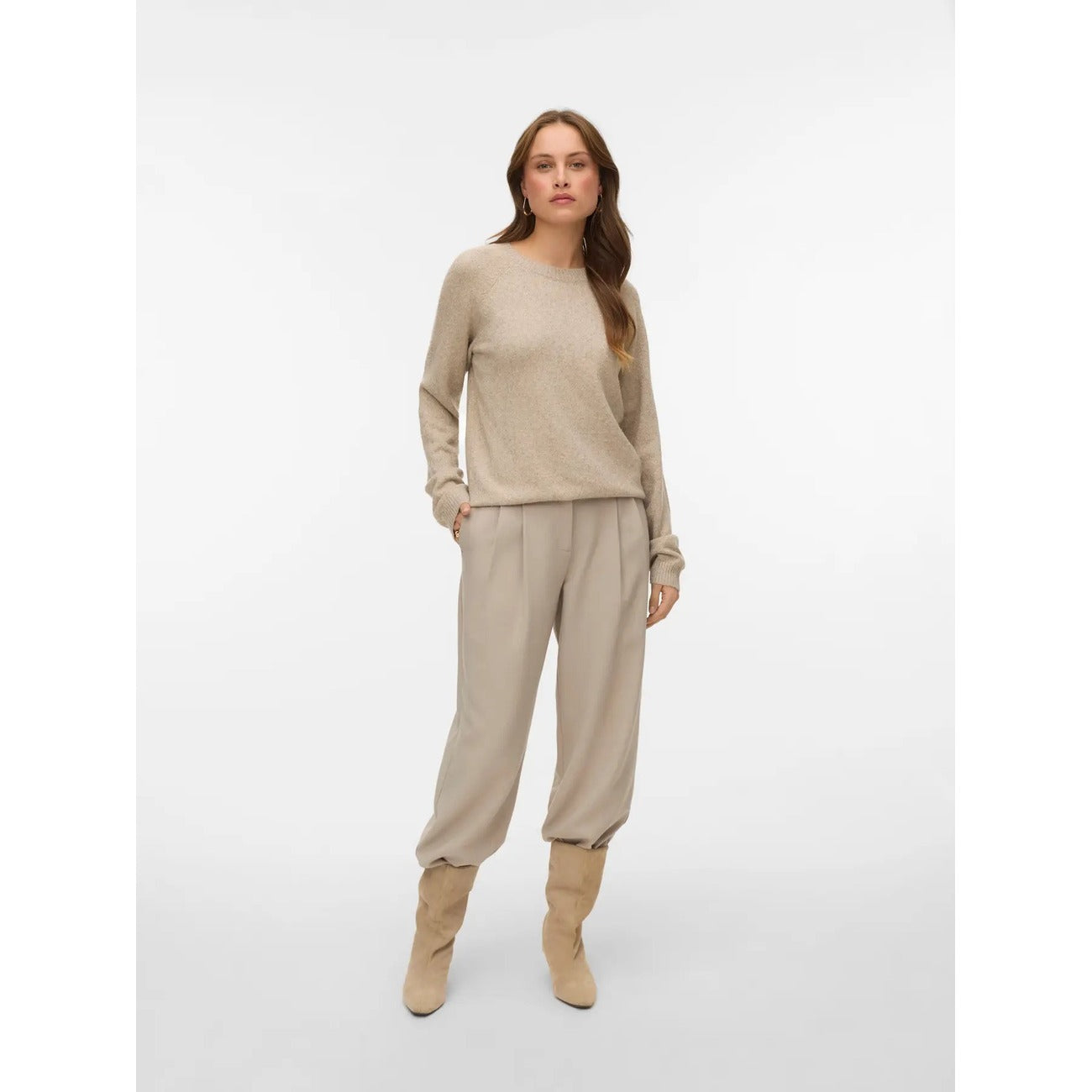 Pull Vero Moda Femme – Gris et Beige