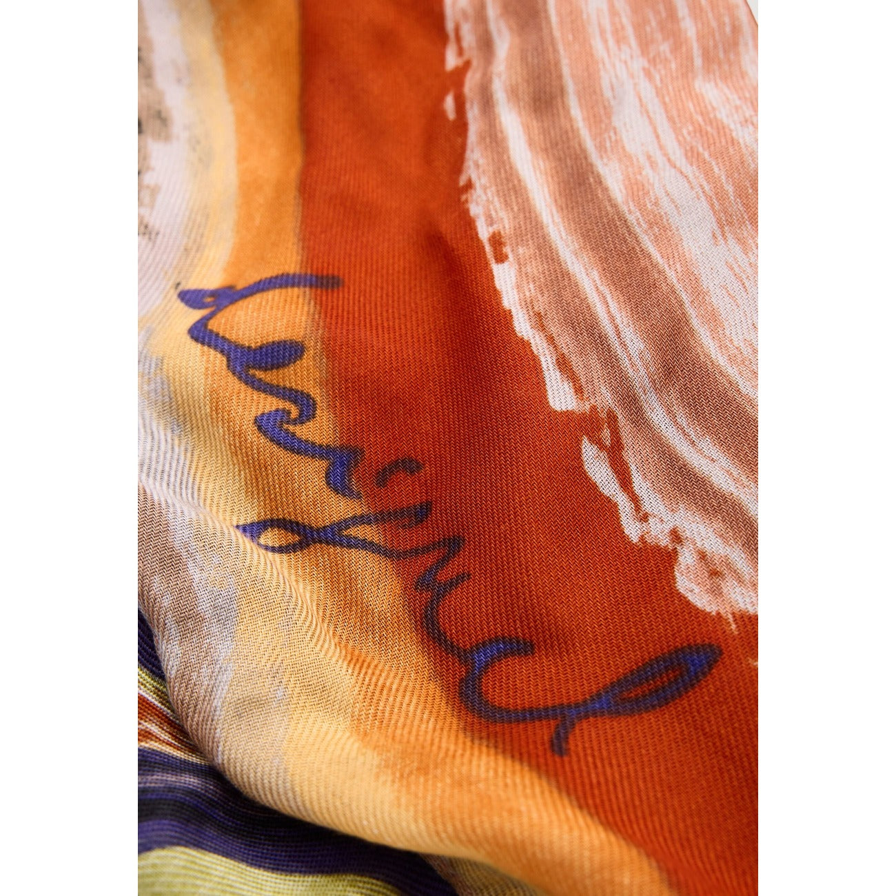 Desigual women's viscose scarf - Orange