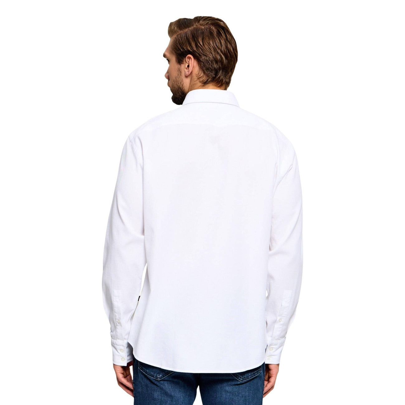 Chemise Boss Homme Coton Stretch – Blanche