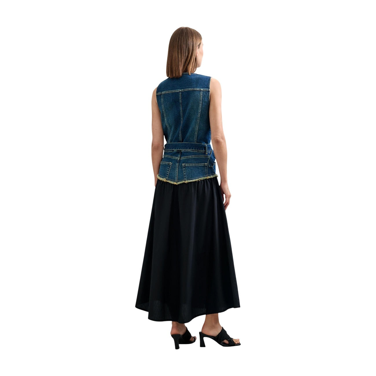 Desigual Women's Sleeveless Cotton Dress – Blue