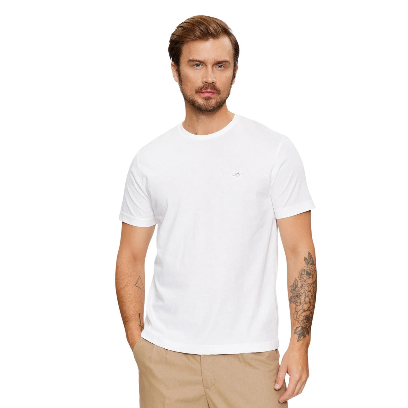 T-shirt homme Gant en coton – Gris