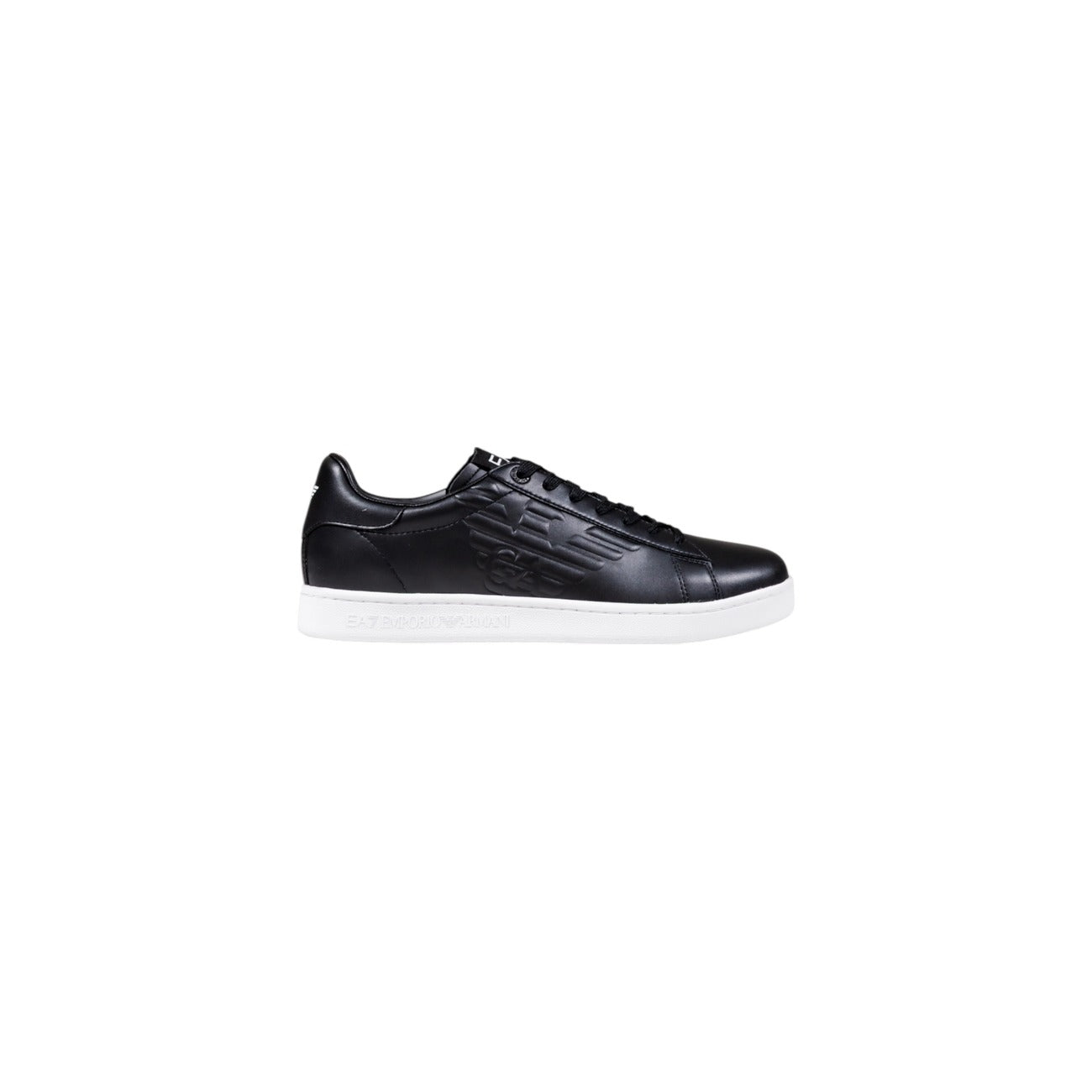 EA7 – Baskets Femme Dorées en Cuir