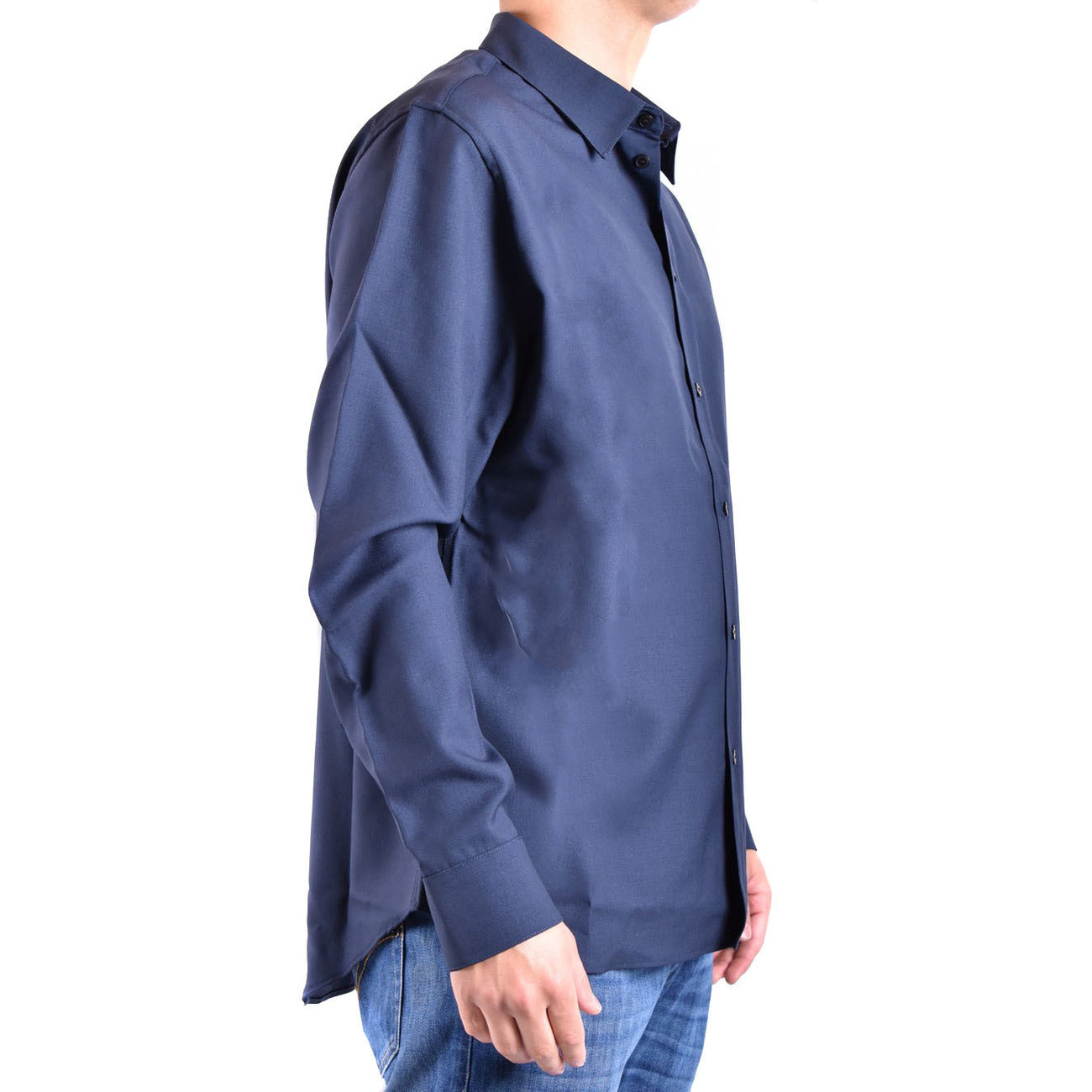Chemise Laneus Homme bleue en laine