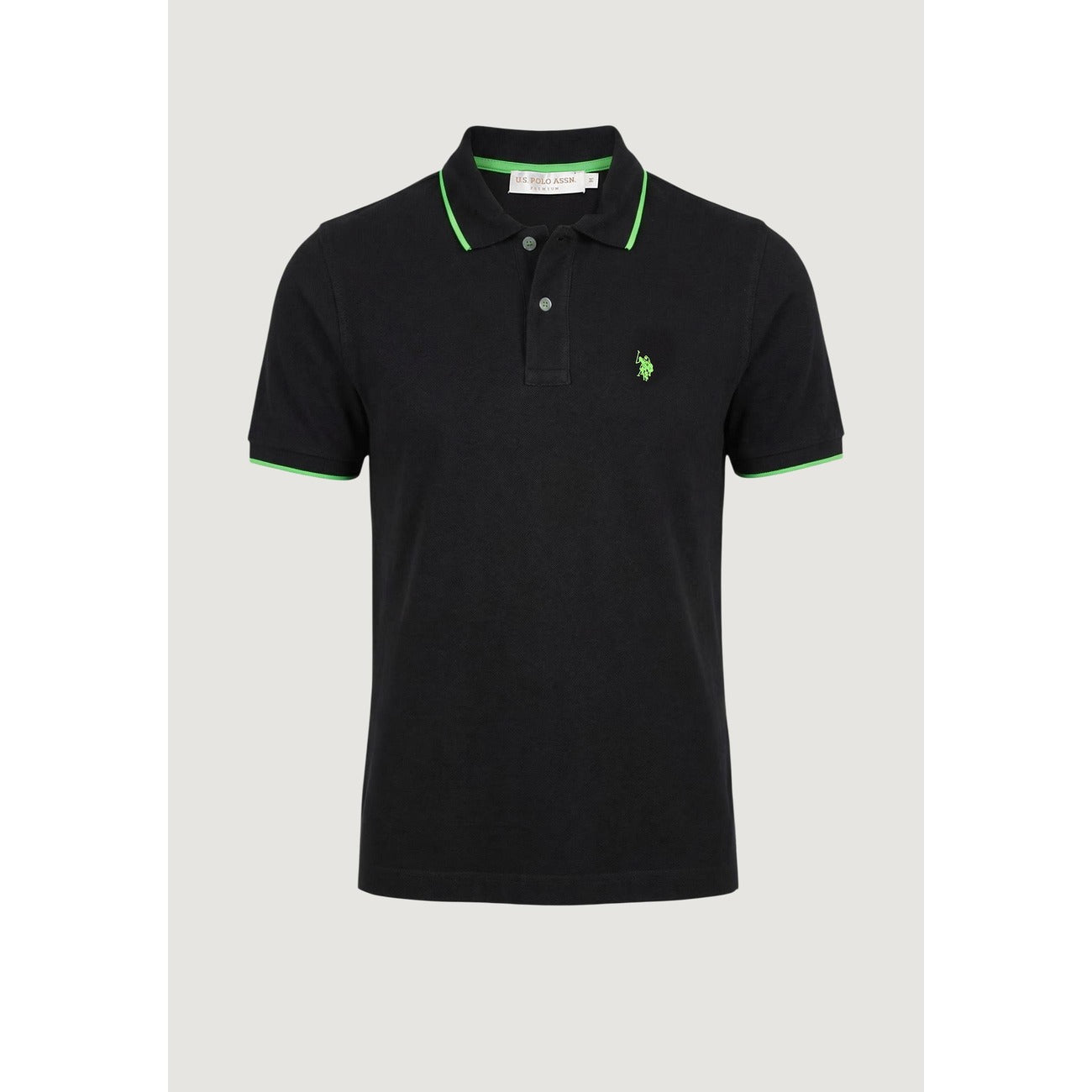 U.S. Polo Assn. Men's Cotton Polo Shirt – Black
