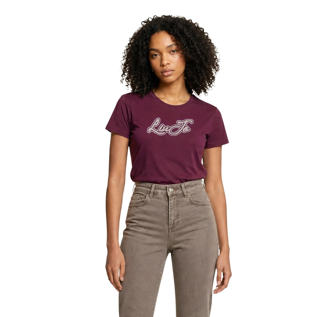 Liu Jo women's cotton T-shirt - Black