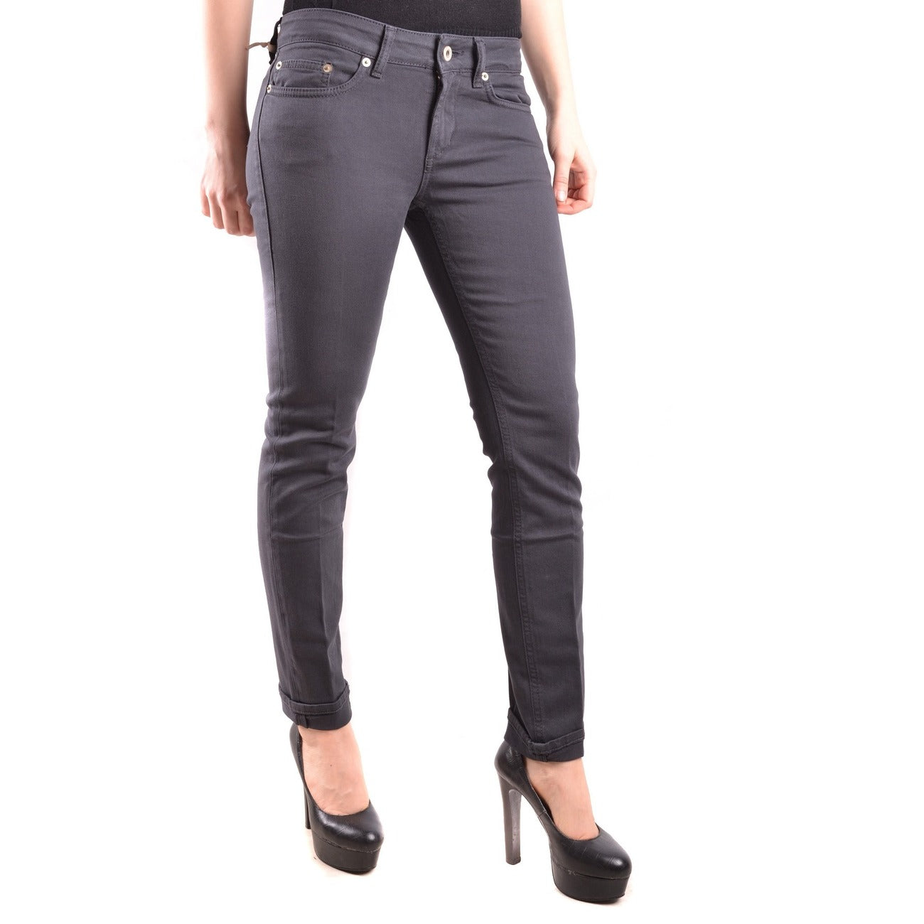 Jean femme Dondup en coton stretch – Gris