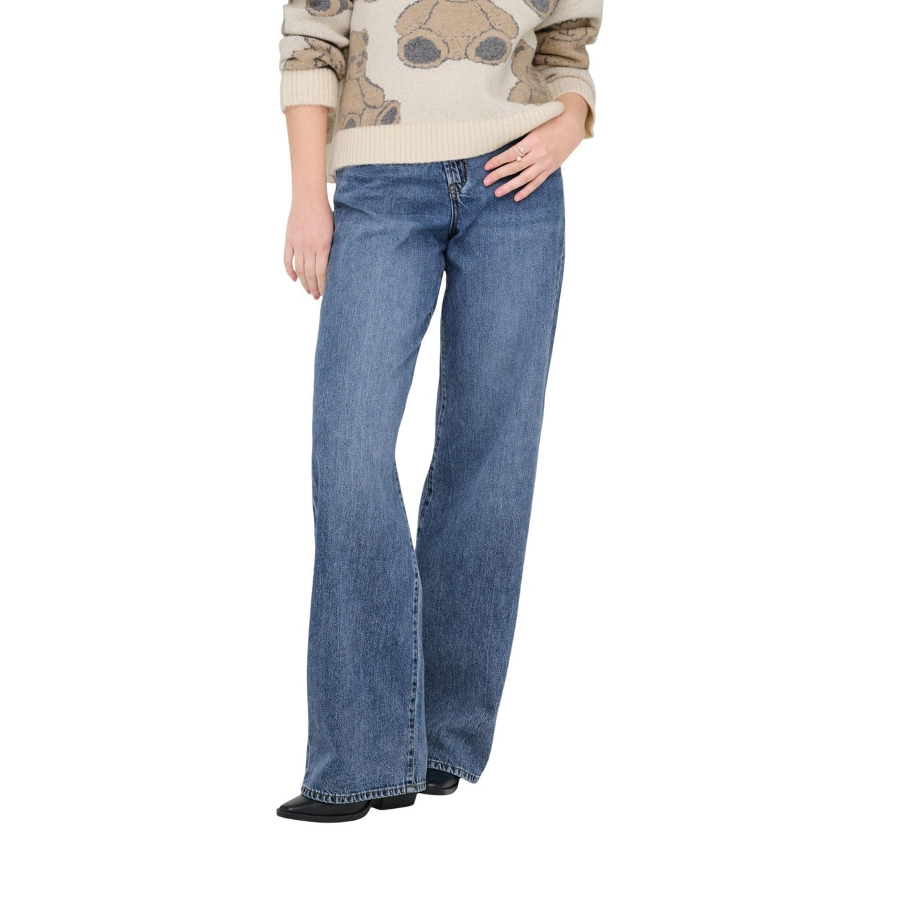Jean femme Only en coton – Bleu