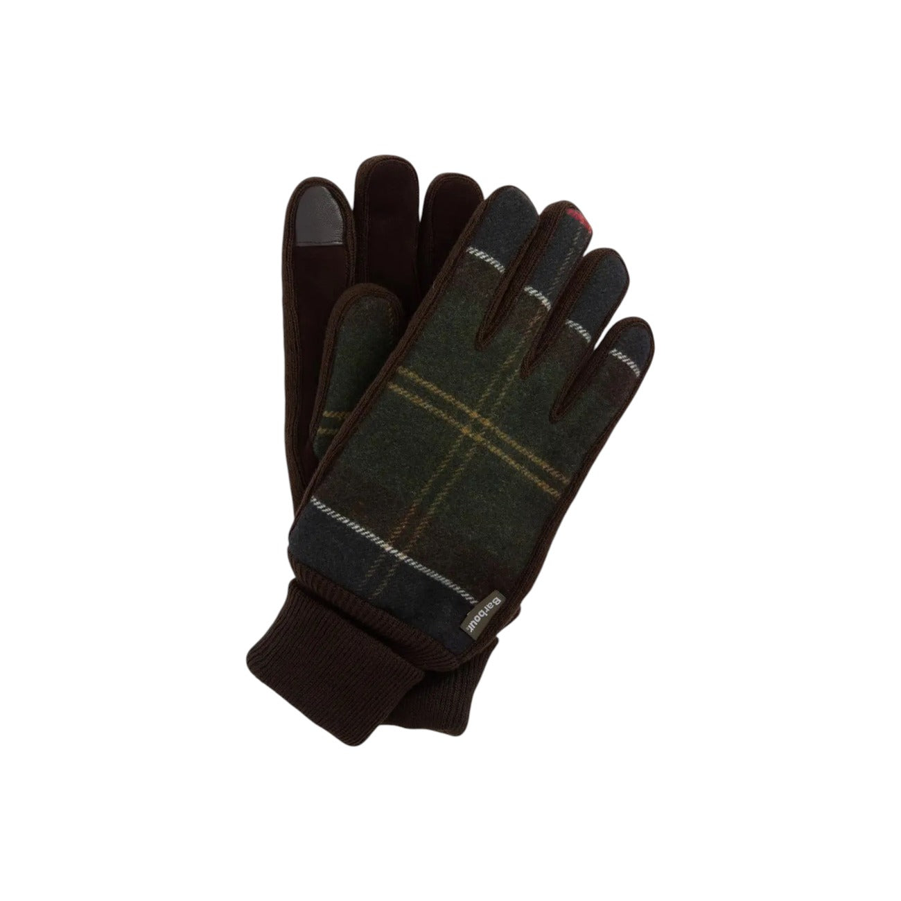Gants Barbour Hackney Tartan Homme – Marron